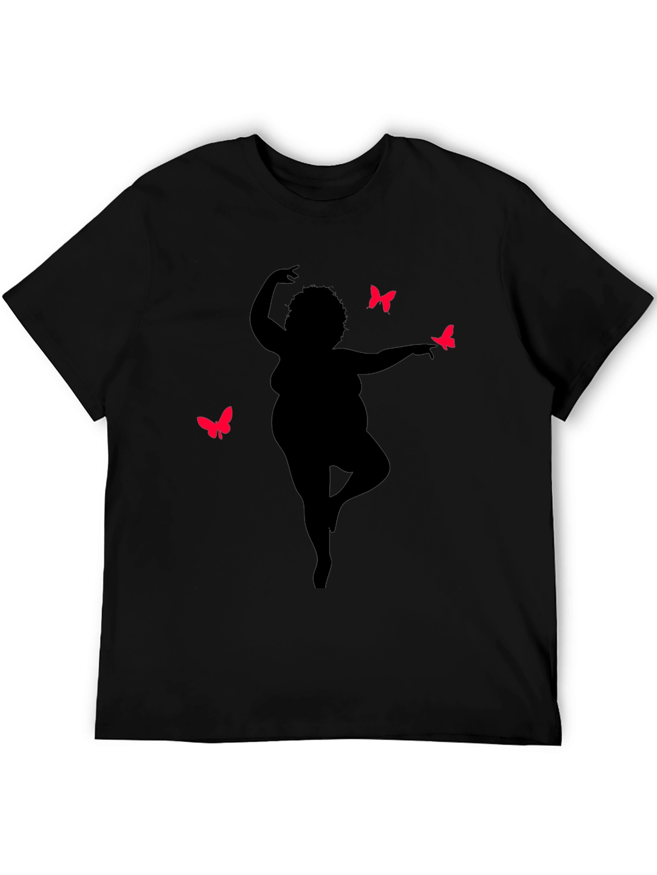 Dancing Woman T-Shirt Black