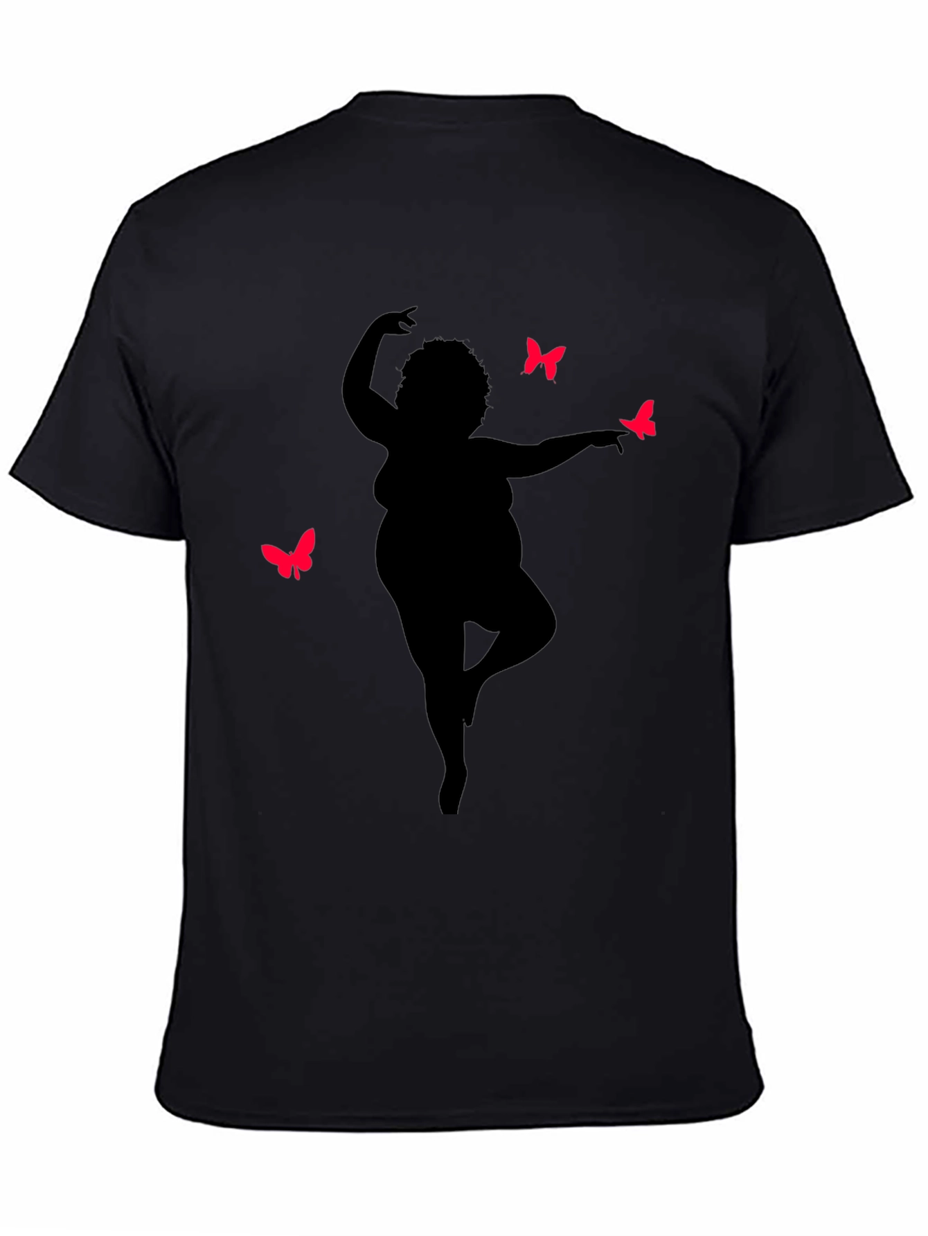 Dancing Woman T-Shirt Black
