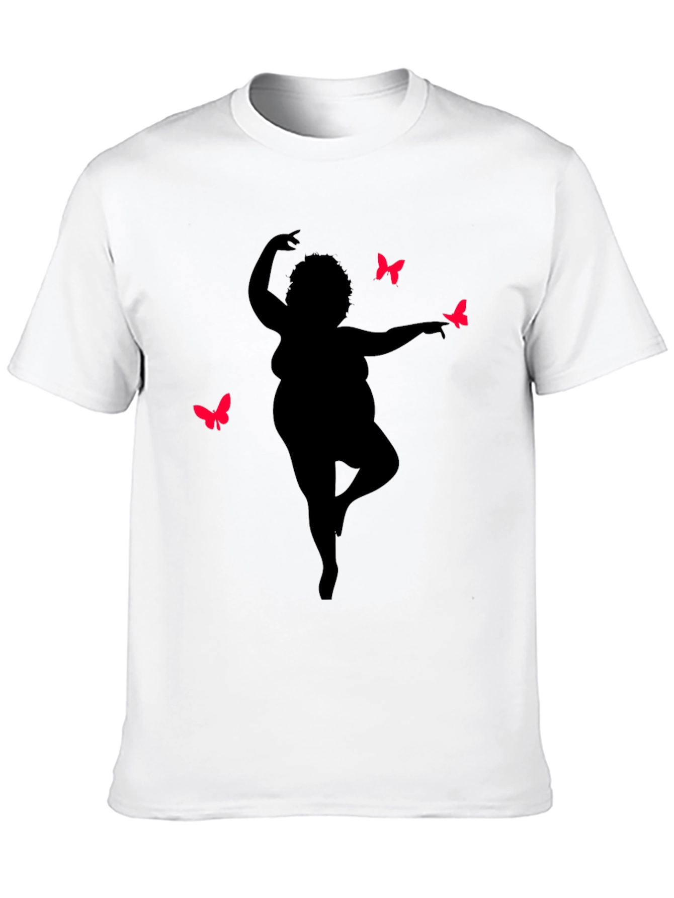 Dancing Woman T-Shirt Black