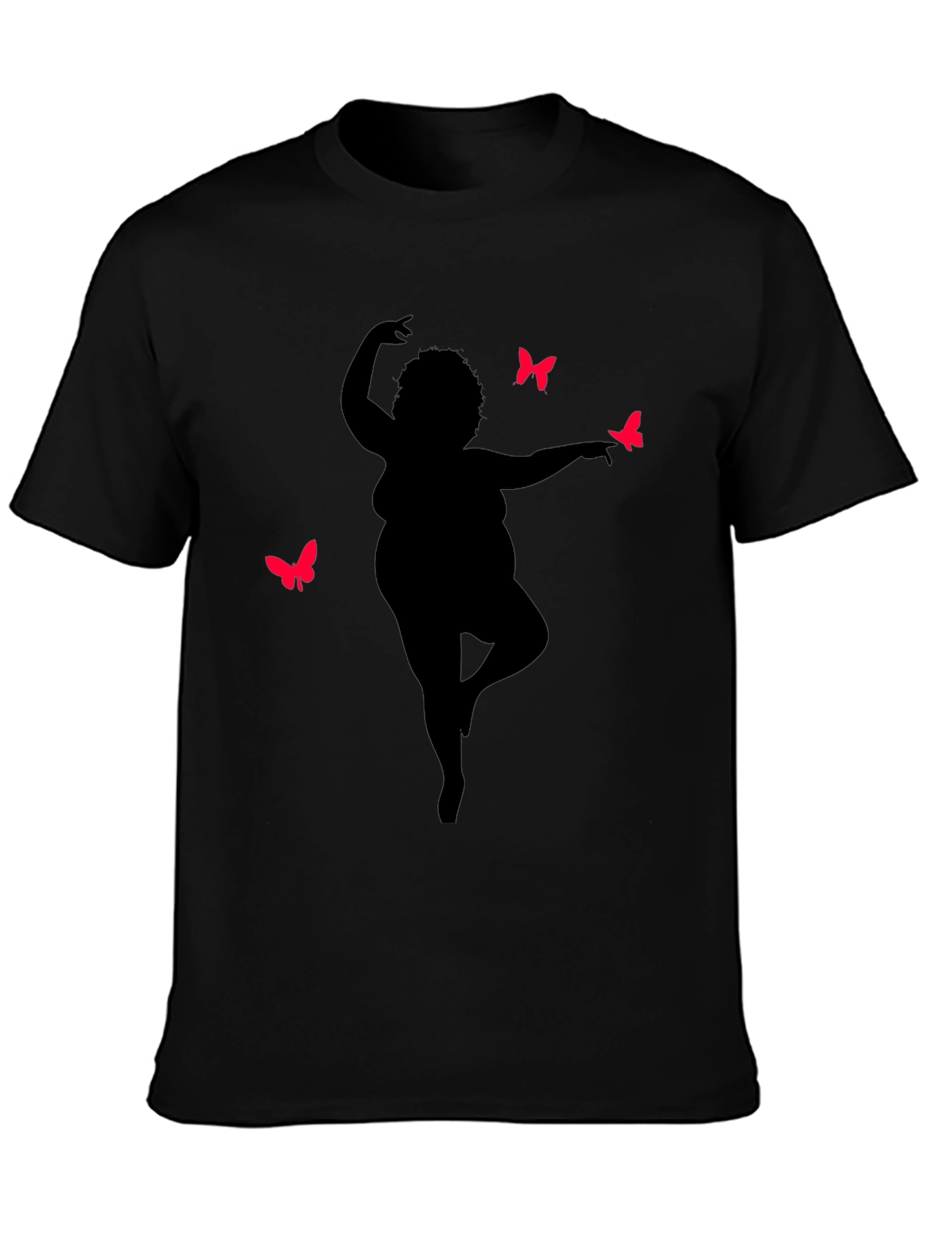 Dancing Woman T-Shirt Black