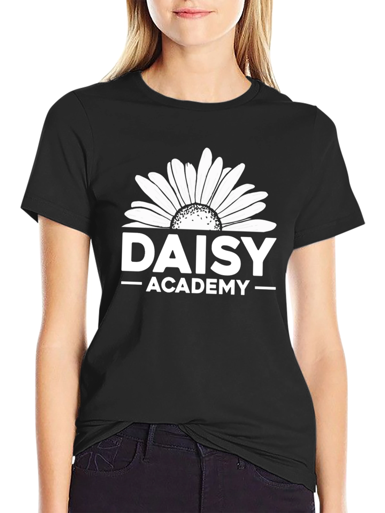 Daisy Academy Graphic T-Shirt - Black