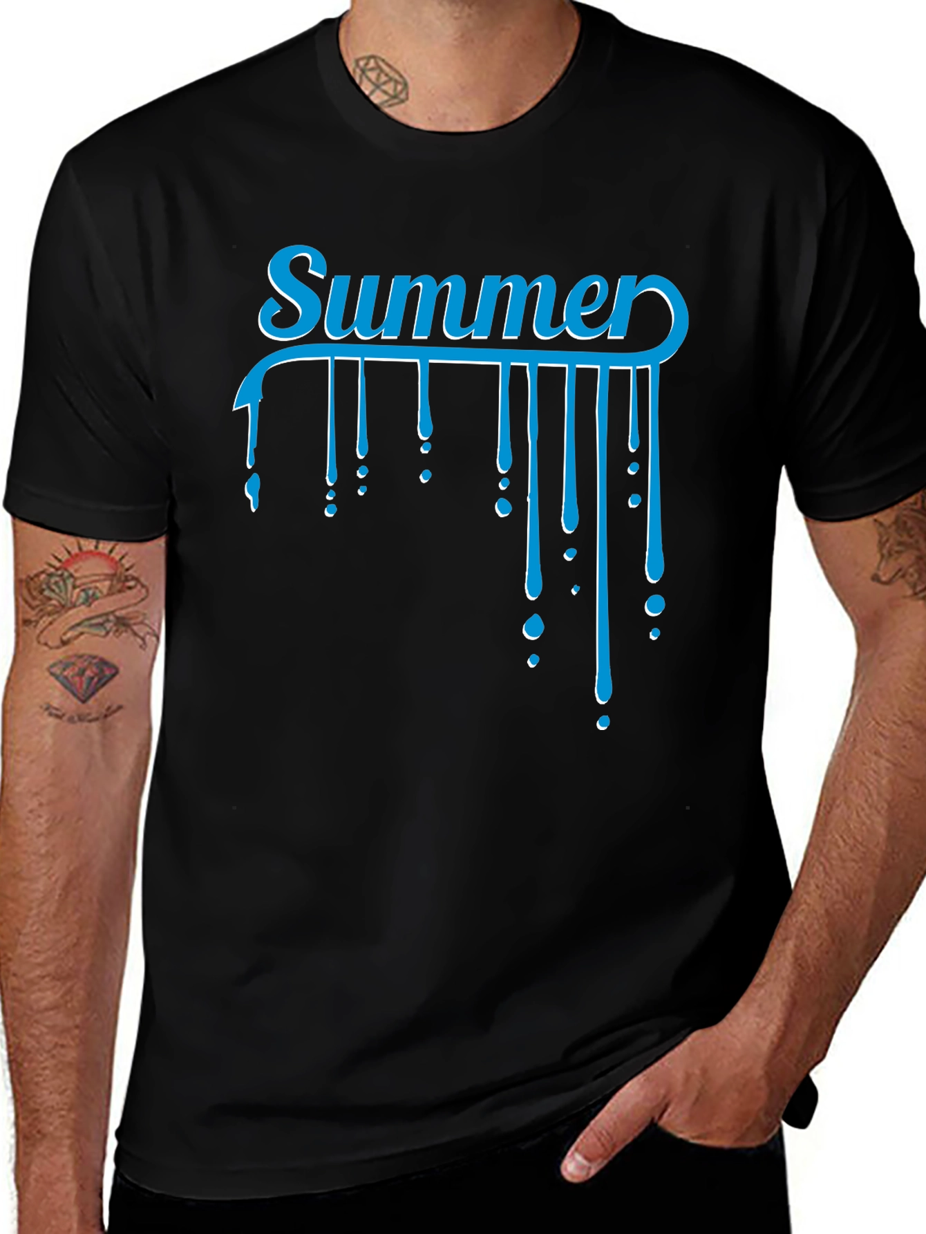 Summer Drip T-Shirt - Cool Graphic Tee