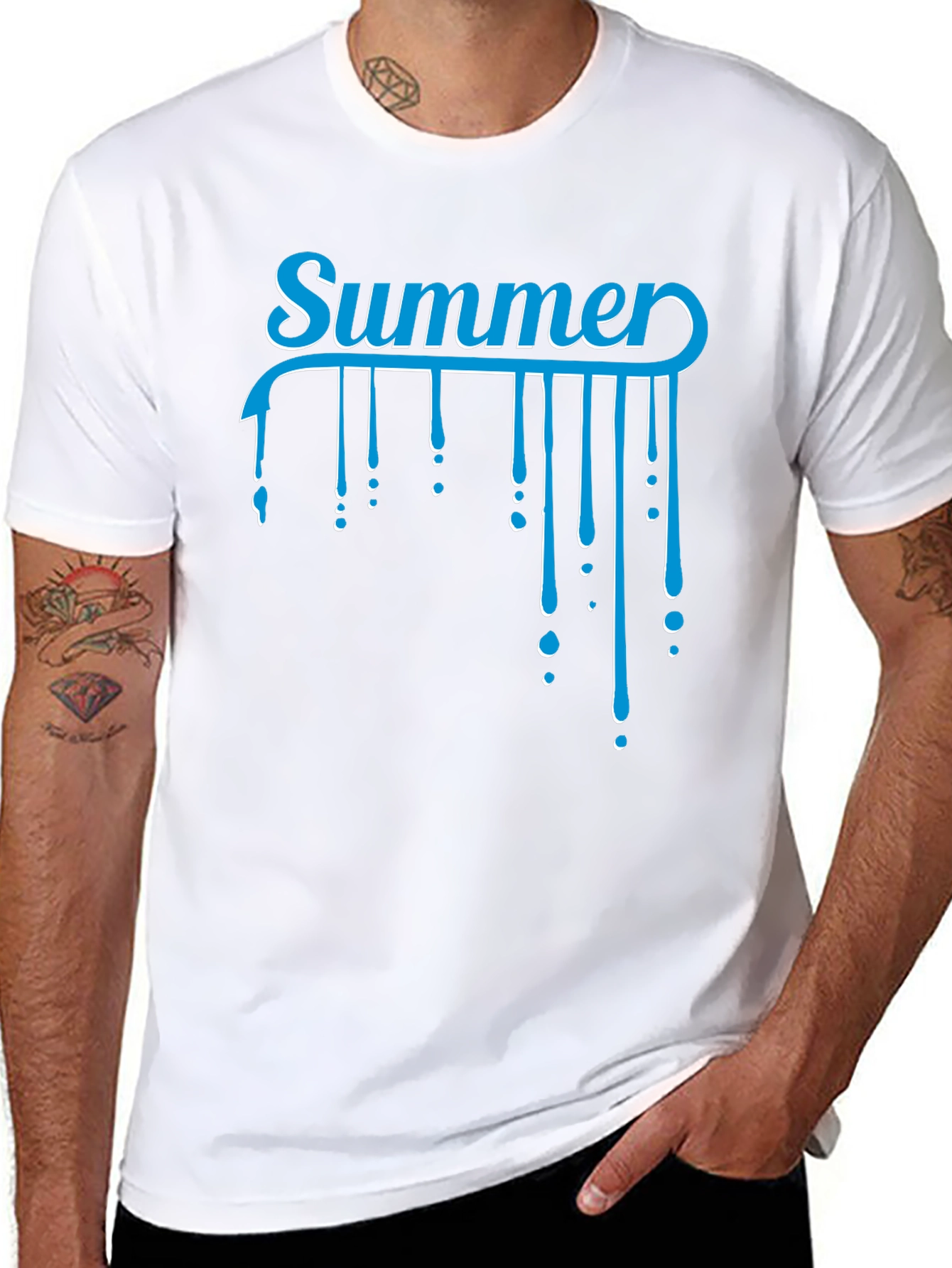 Summer Drip T-Shirt - Cool Graphic Tee