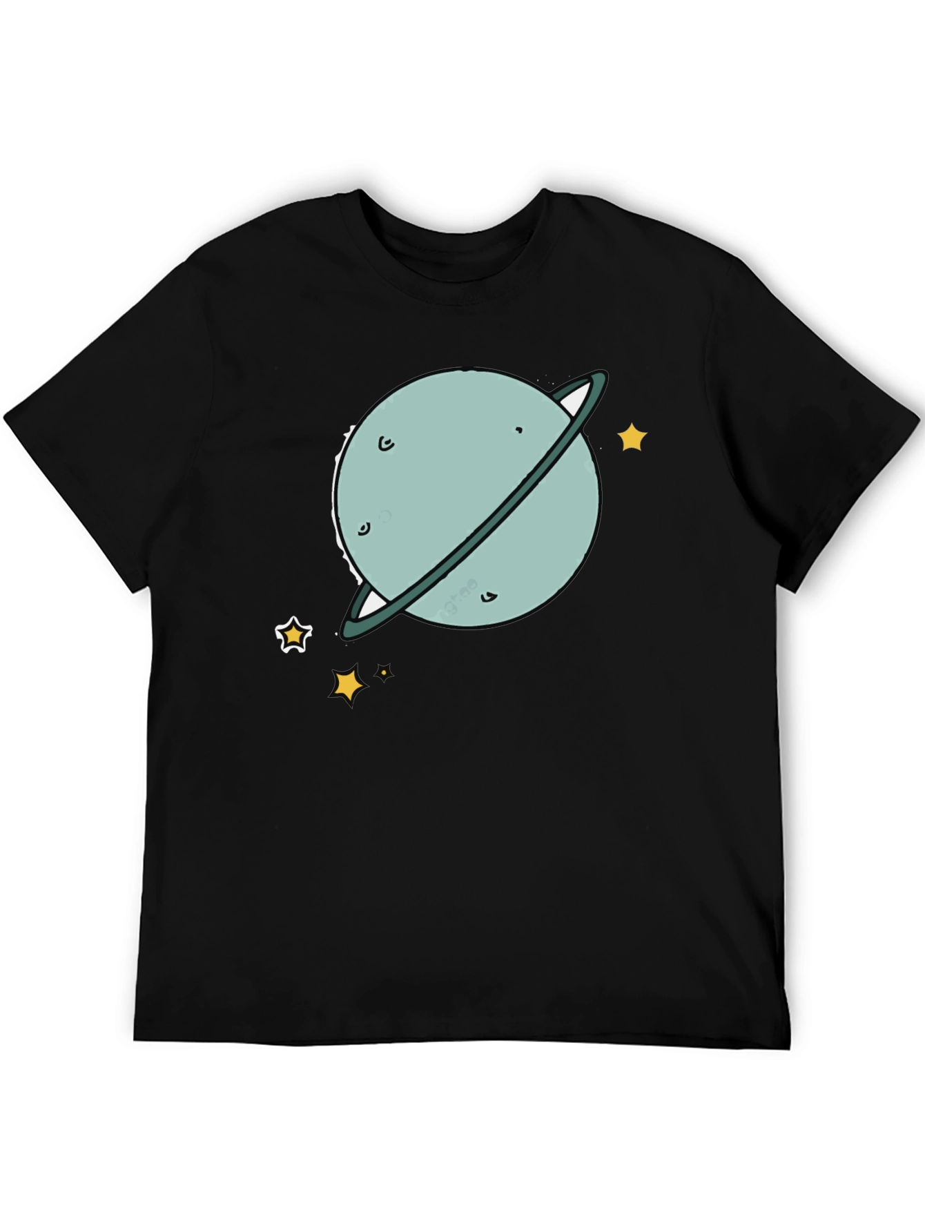 Planet Graphic Black T-Shirt
