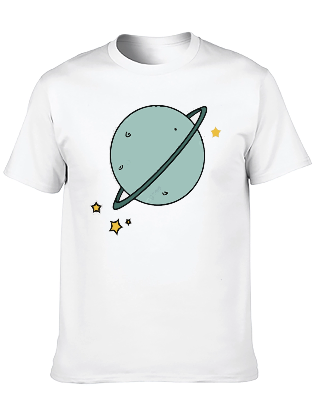Planet Graphic Black T-Shirt