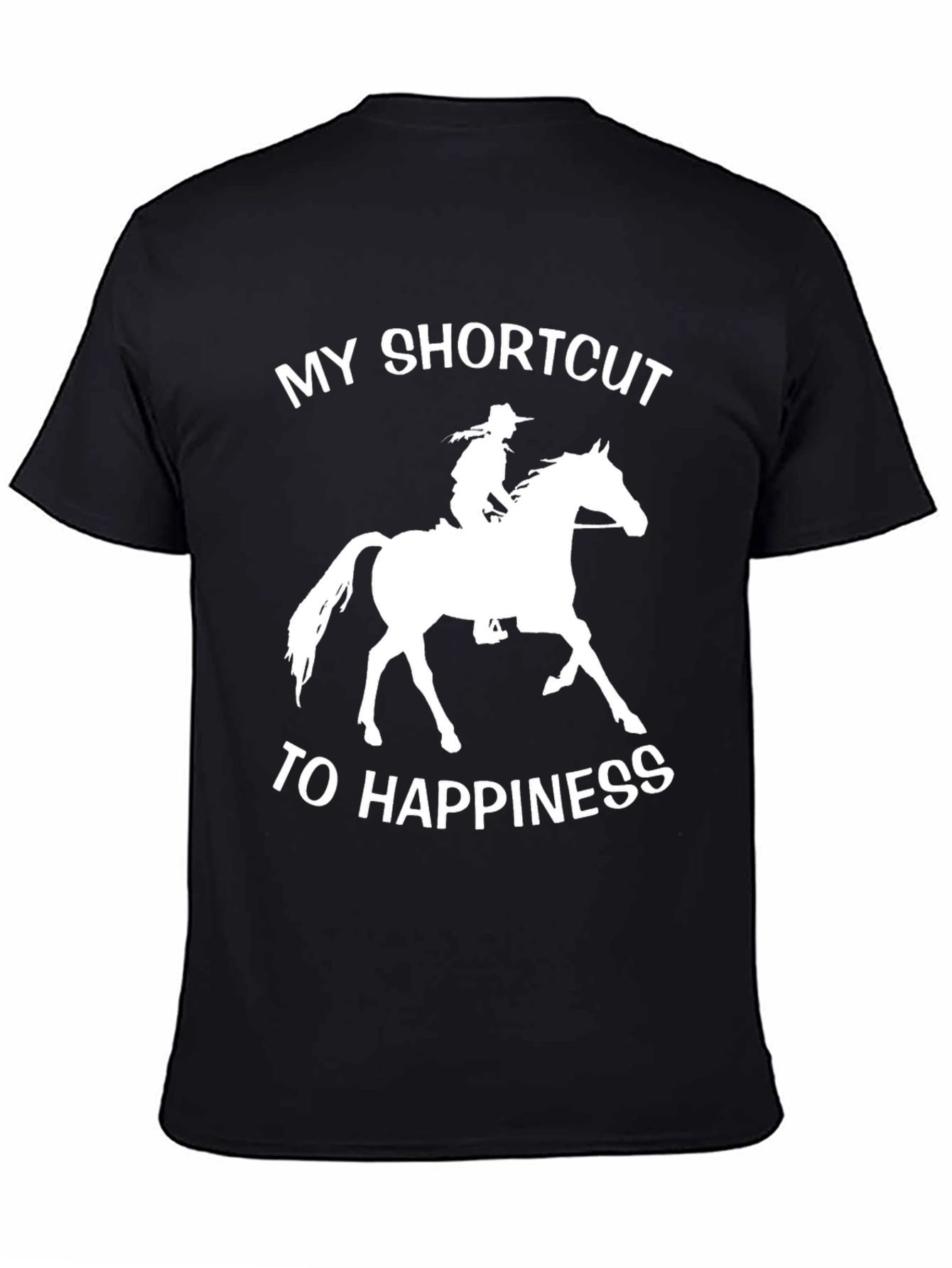 Horseback Riding Shortcut to Happiness T-Shirt