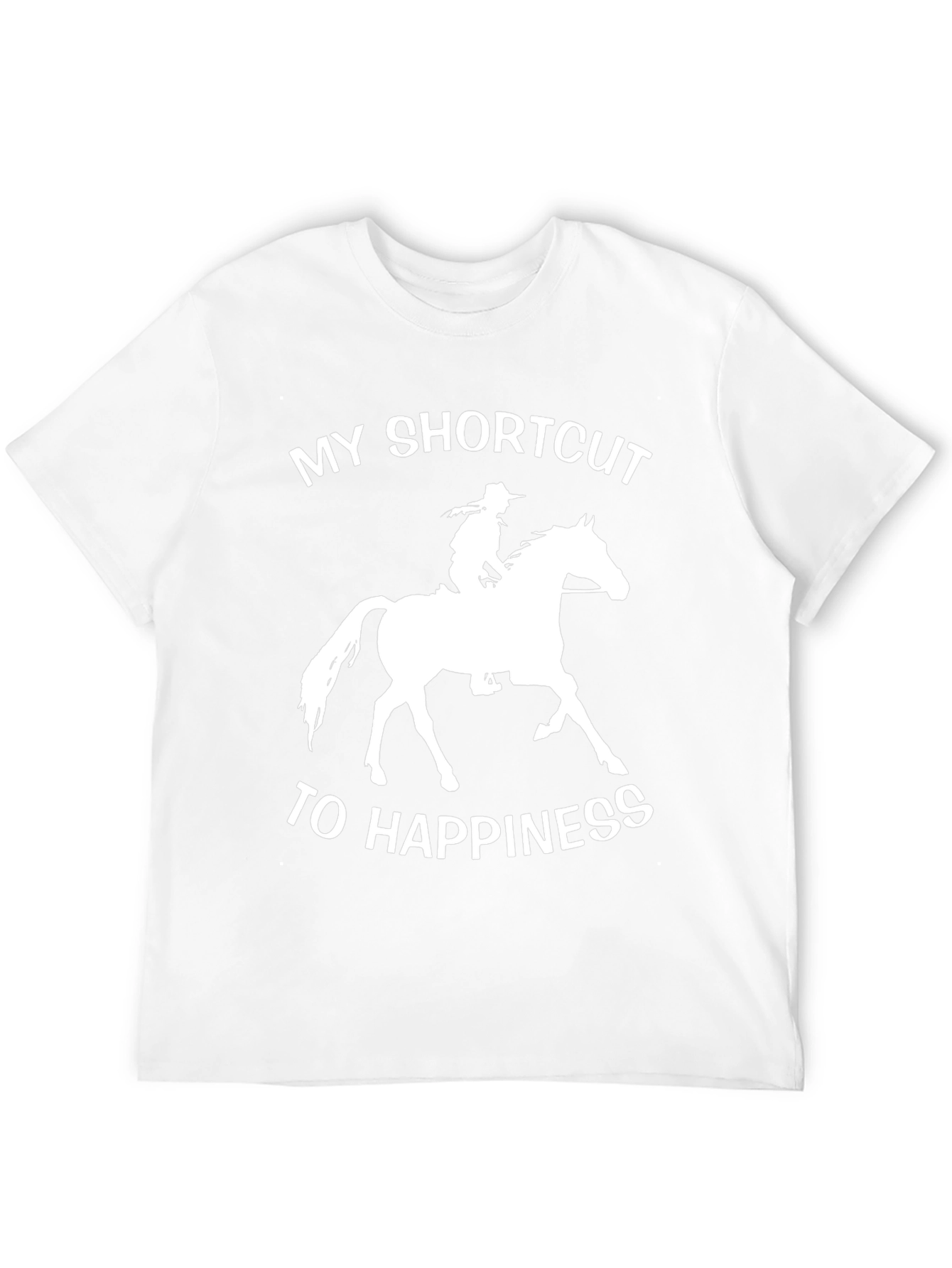 Horseback Riding Shortcut to Happiness T-Shirt