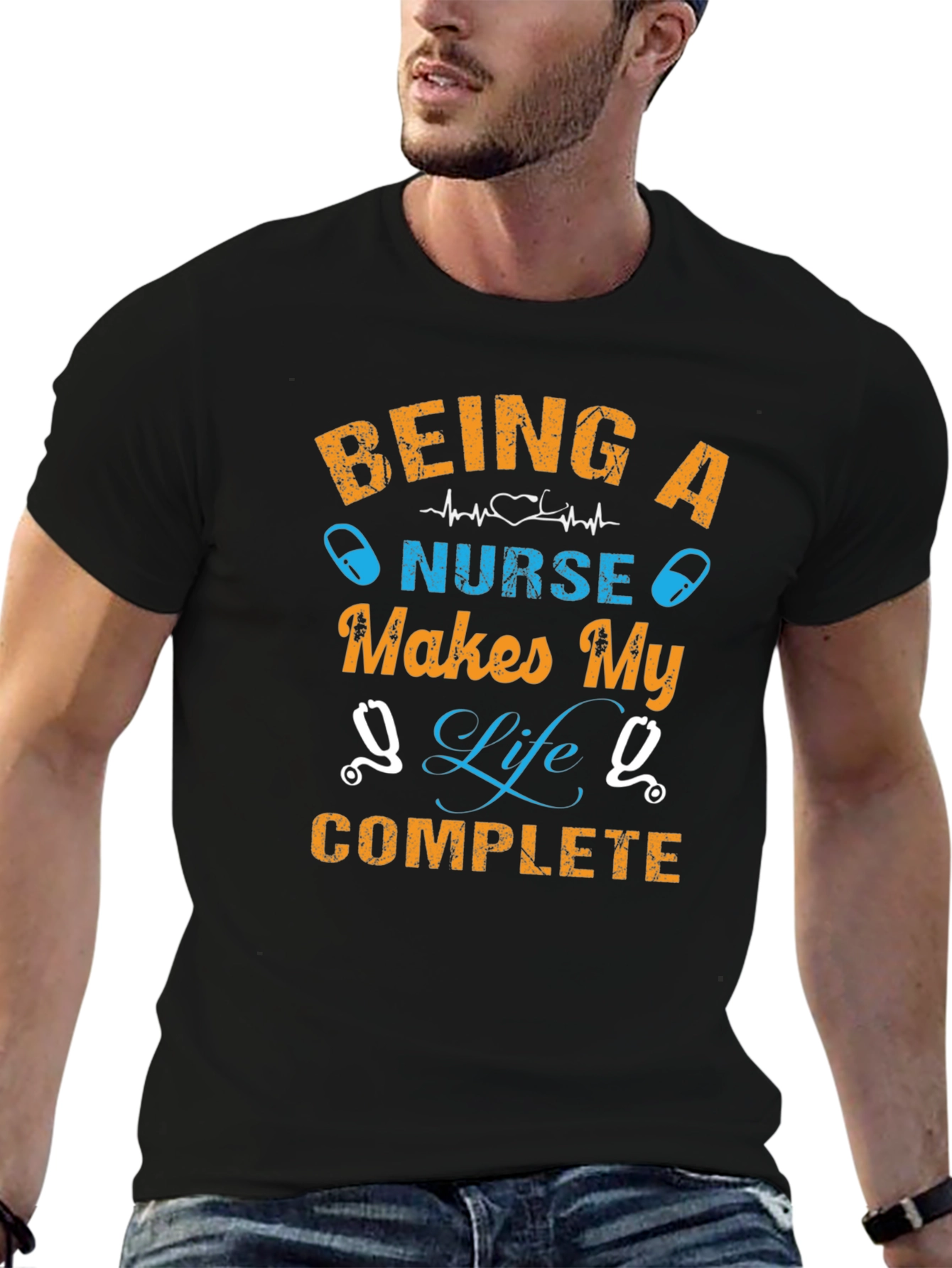 Being A Nurse Makes My Life Complete T-Shirt