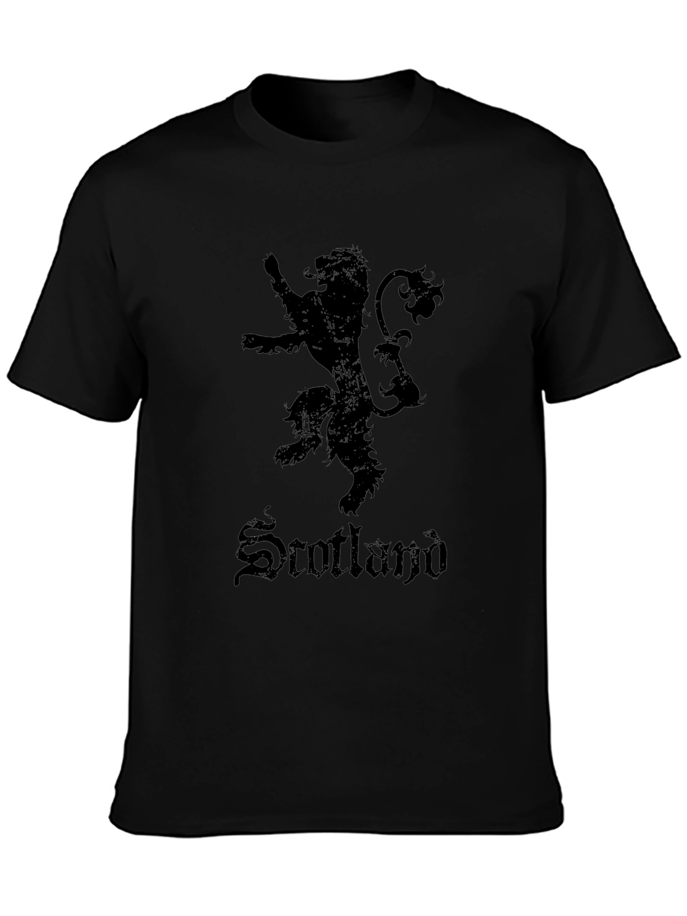 Scotland Lion Rampant Black T-Shirt