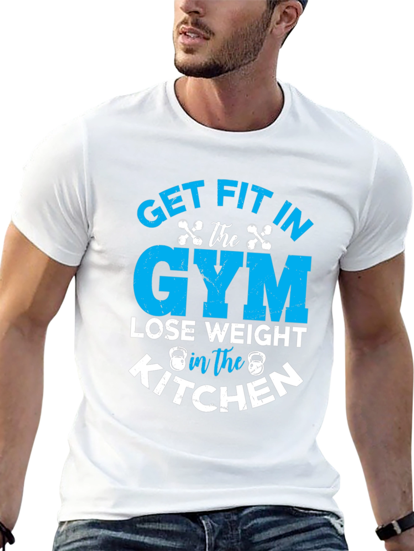 Get Fit Gym & Kitchen Graphic Tee