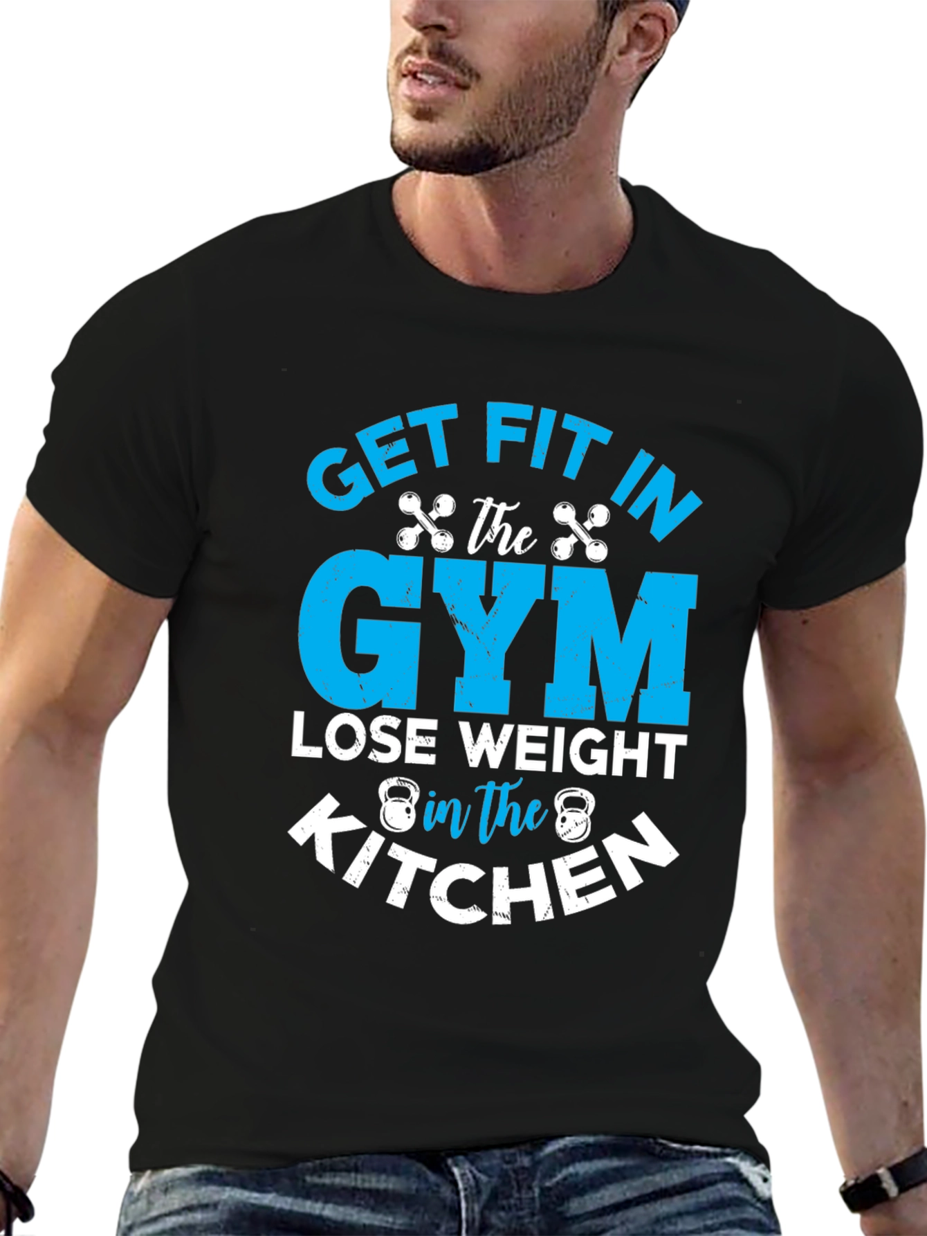 Get Fit Gym & Kitchen Graphic Tee