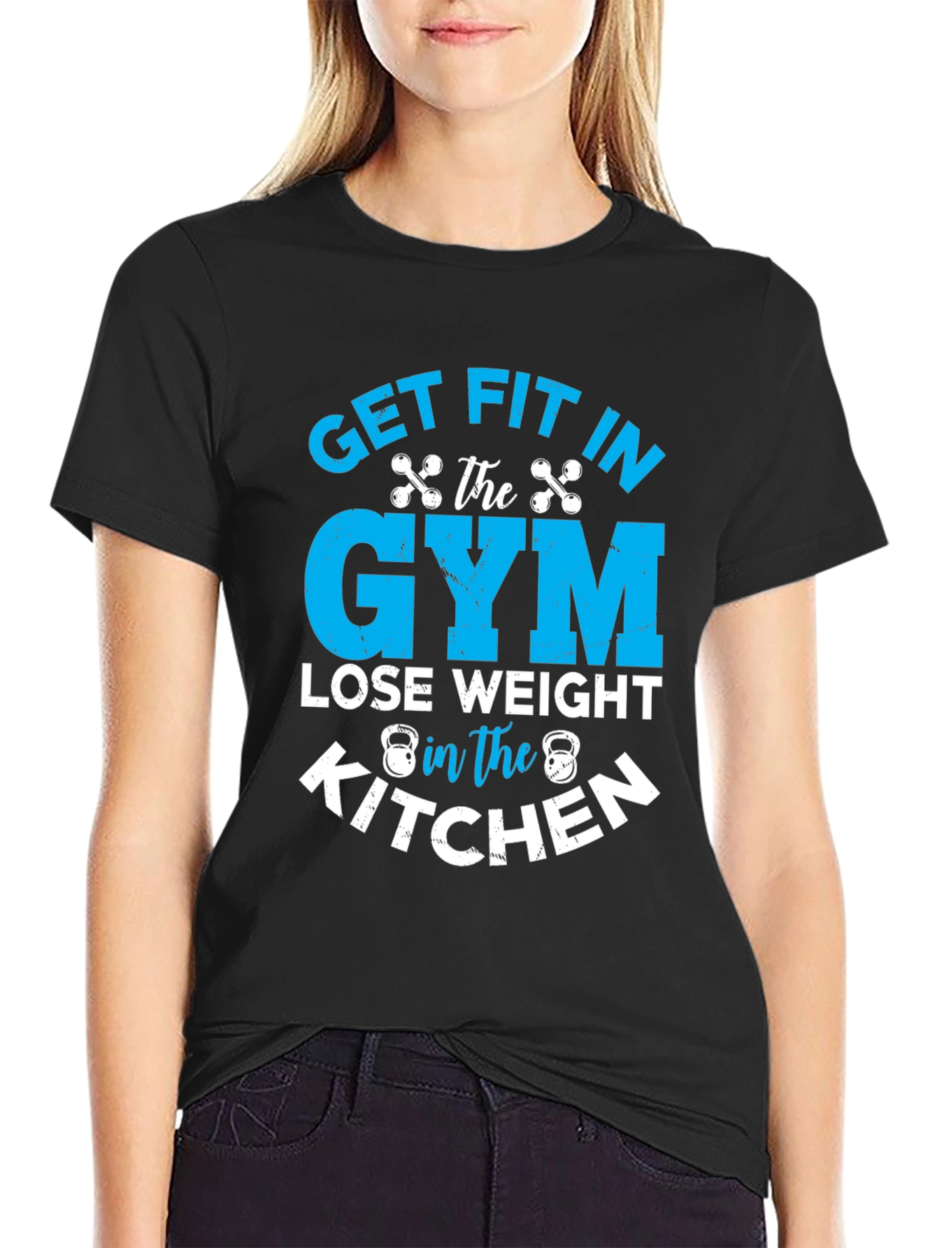Get Fit Gym & Kitchen Graphic Tee