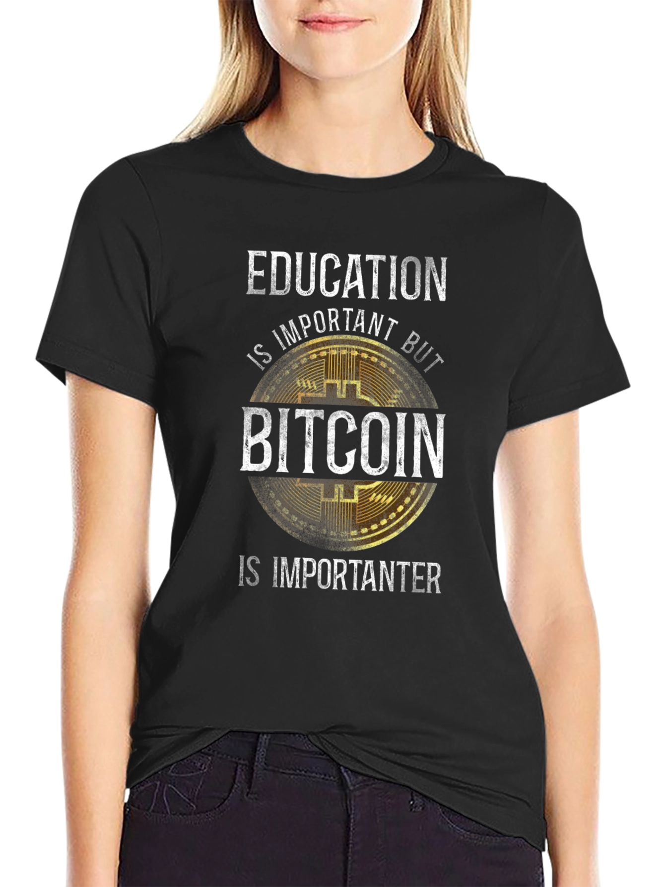Bitcoin Education T-Shirt - Funny Crypto Tee
