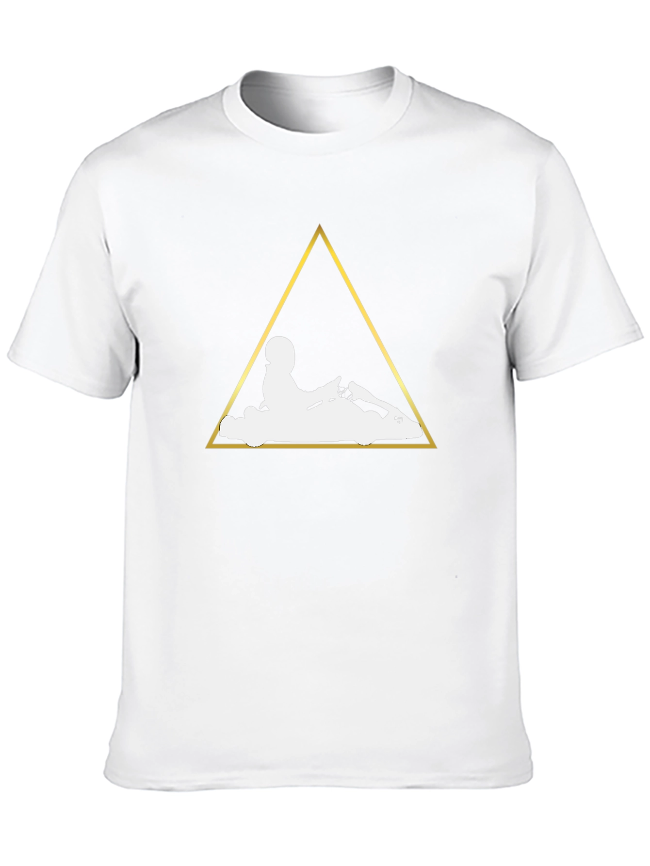 Karting Graphic Tee - Black Cotton T-Shirt