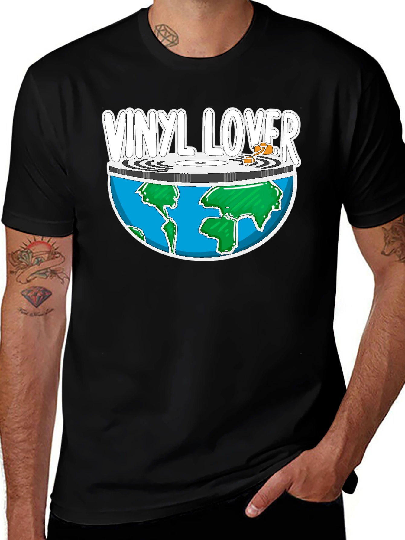 Vinyl Lover Graphic T-Shirt