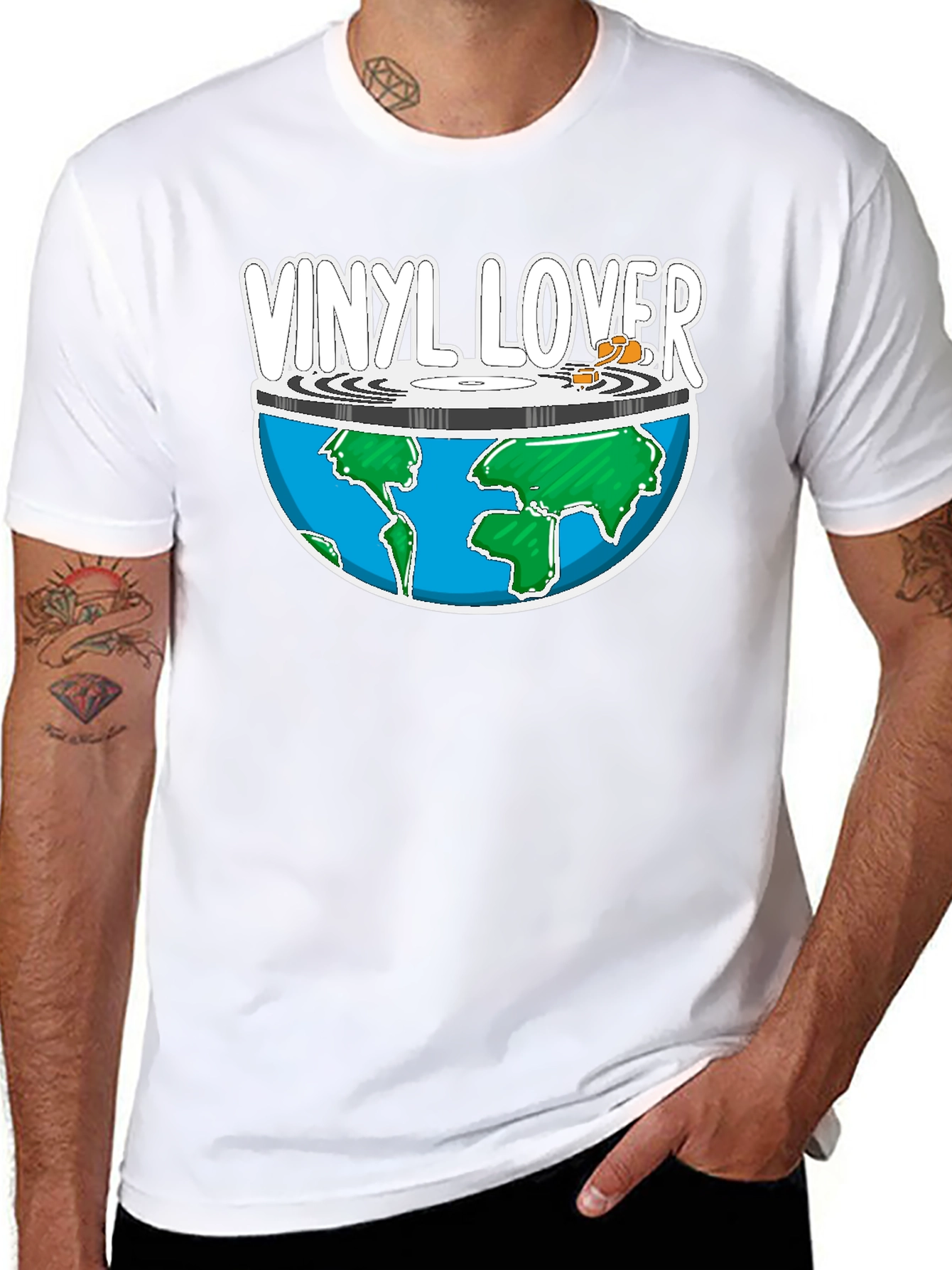 Vinyl Lover Graphic T-Shirt
