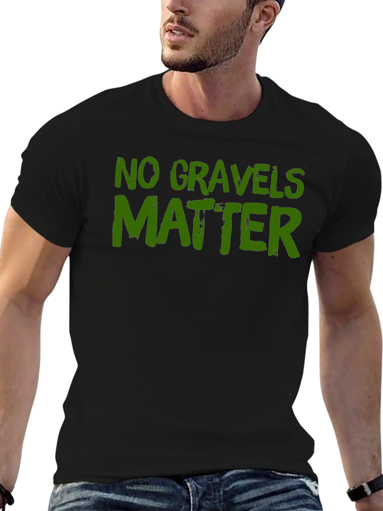 No Gravels Matter Funny Graphic T-Shirt