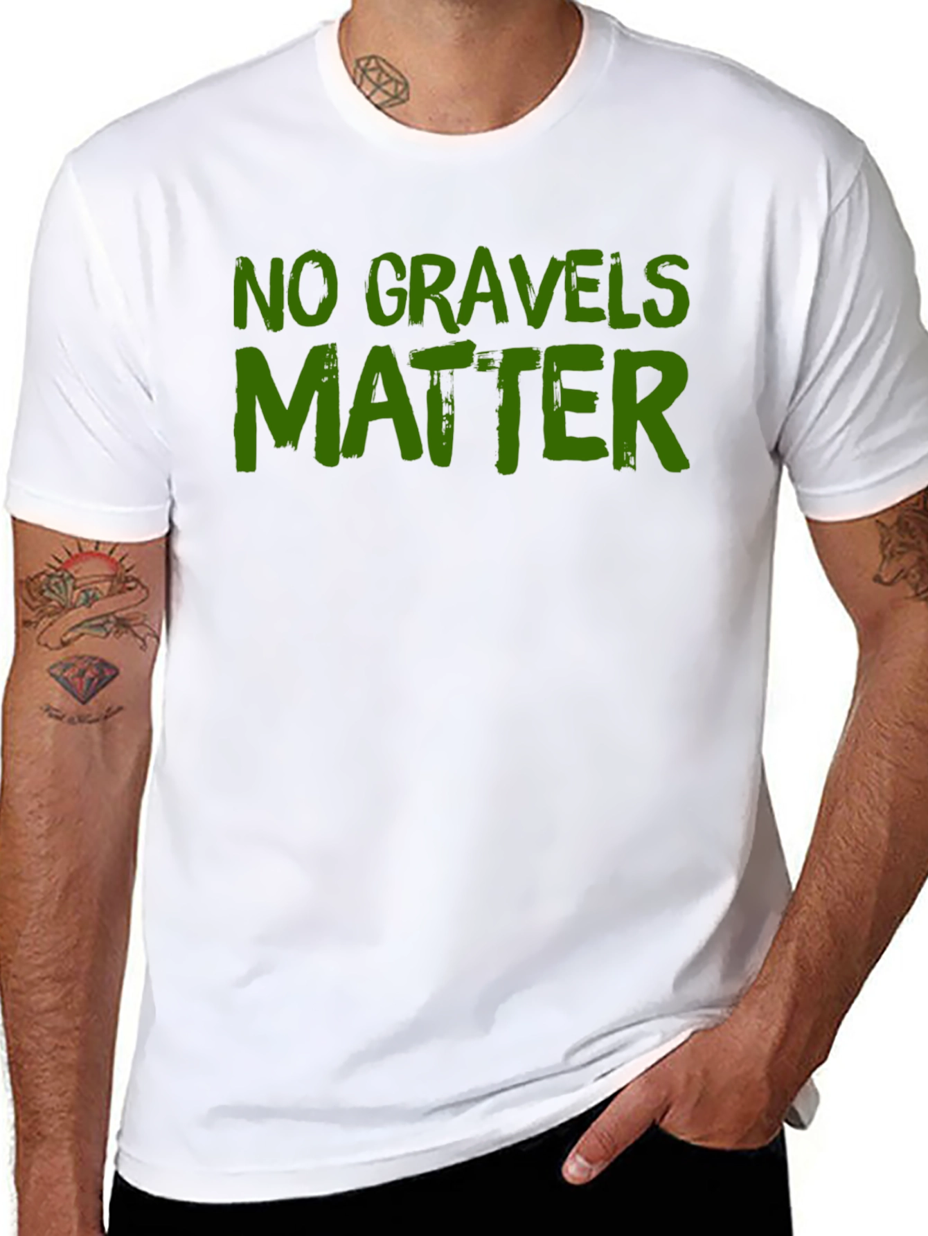 No Gravels Matter Funny Graphic T-Shirt