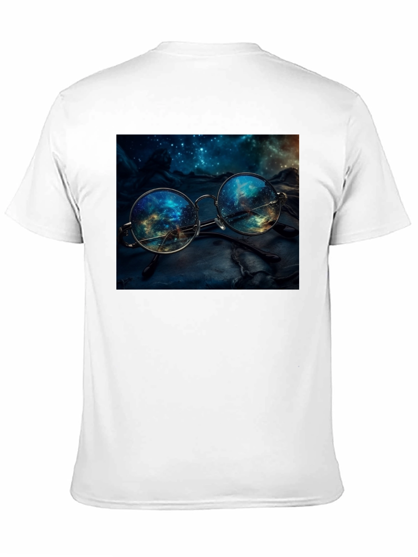Space Reflection Glasses Graphic Tee