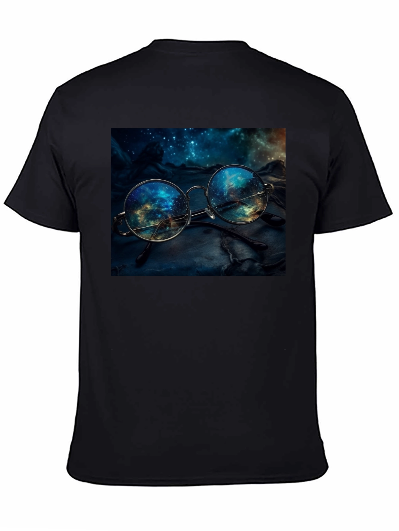 Space Reflection Glasses Graphic Tee