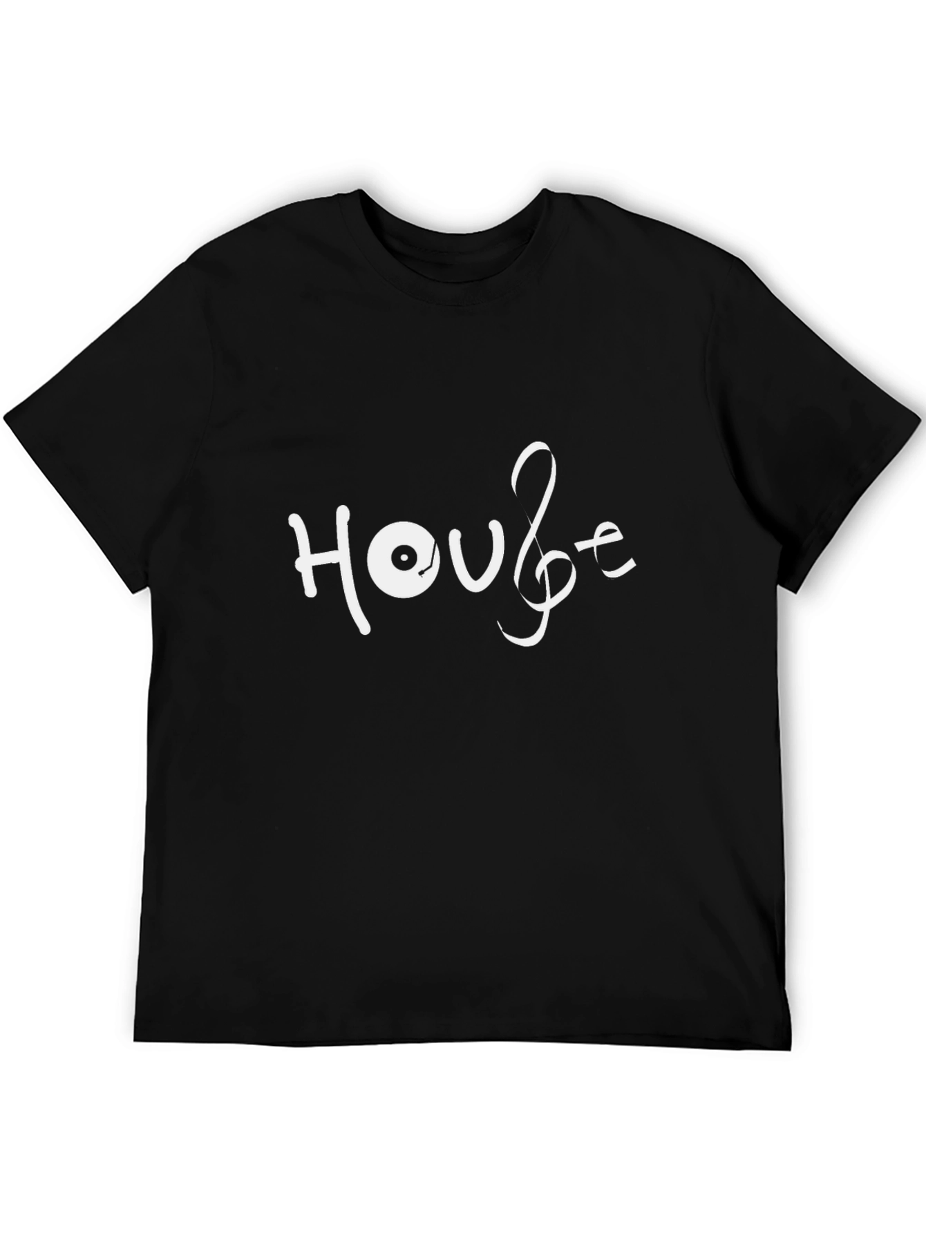 House Music Treble Clef Graphic Tee
