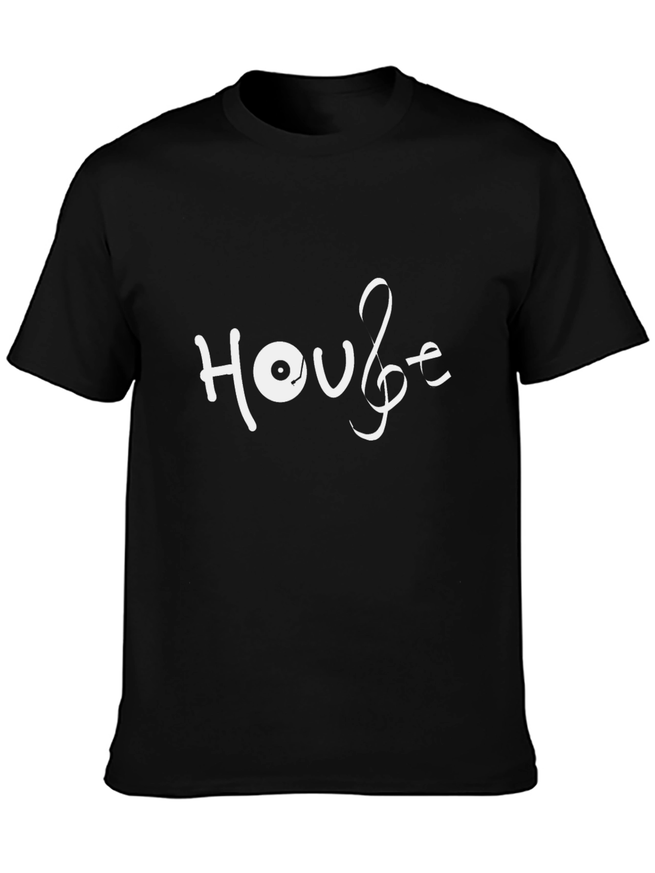House Music Treble Clef Graphic Tee