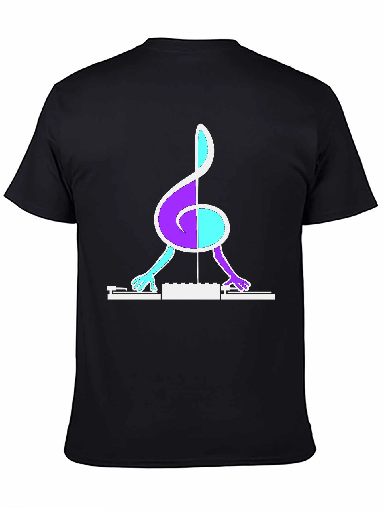 DJ Music Note T-Shirt - Unique Graphic Tee