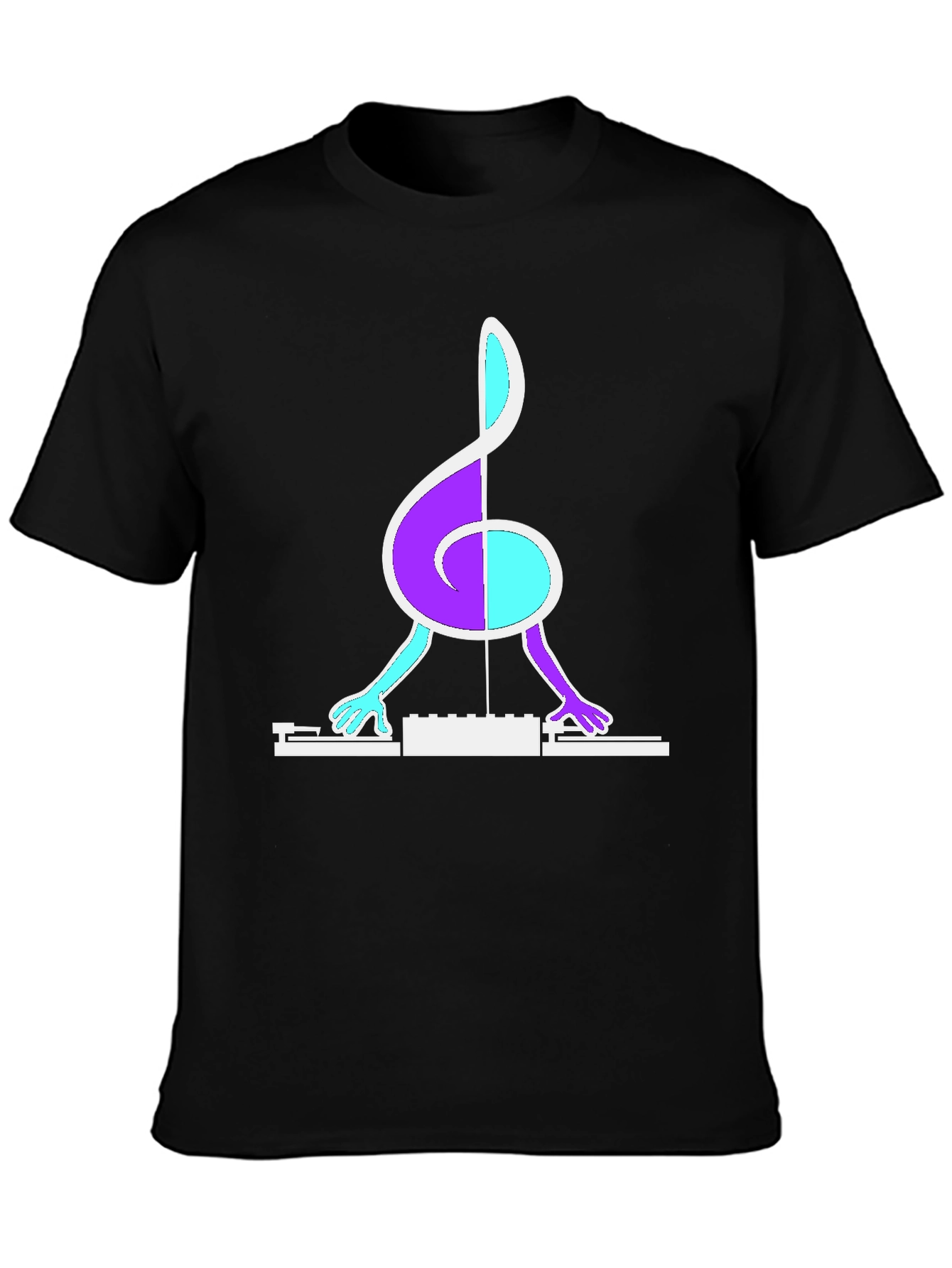 DJ Music Note T-Shirt - Unique Graphic Tee