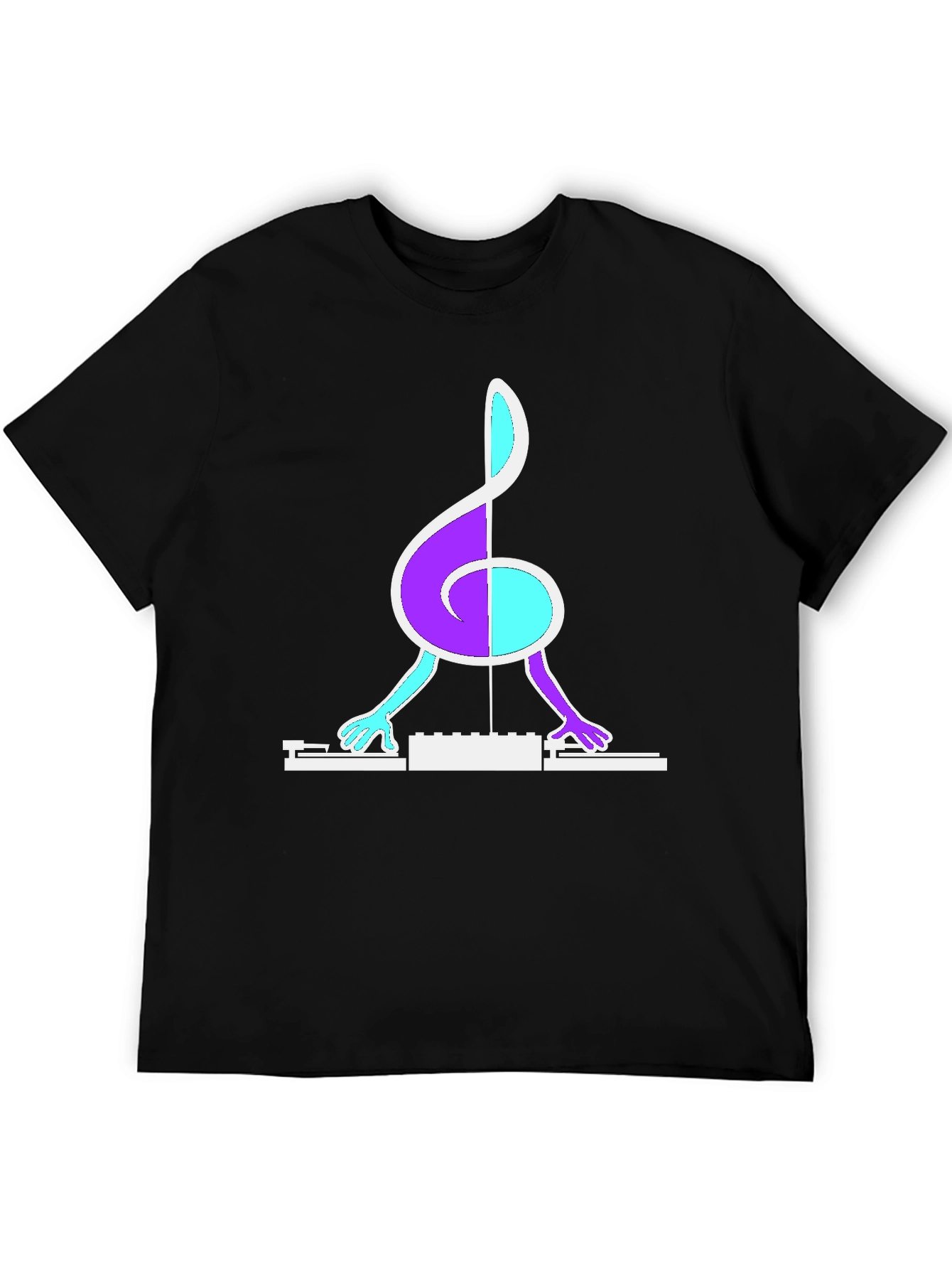 DJ Music Note T-Shirt - Unique Graphic Tee