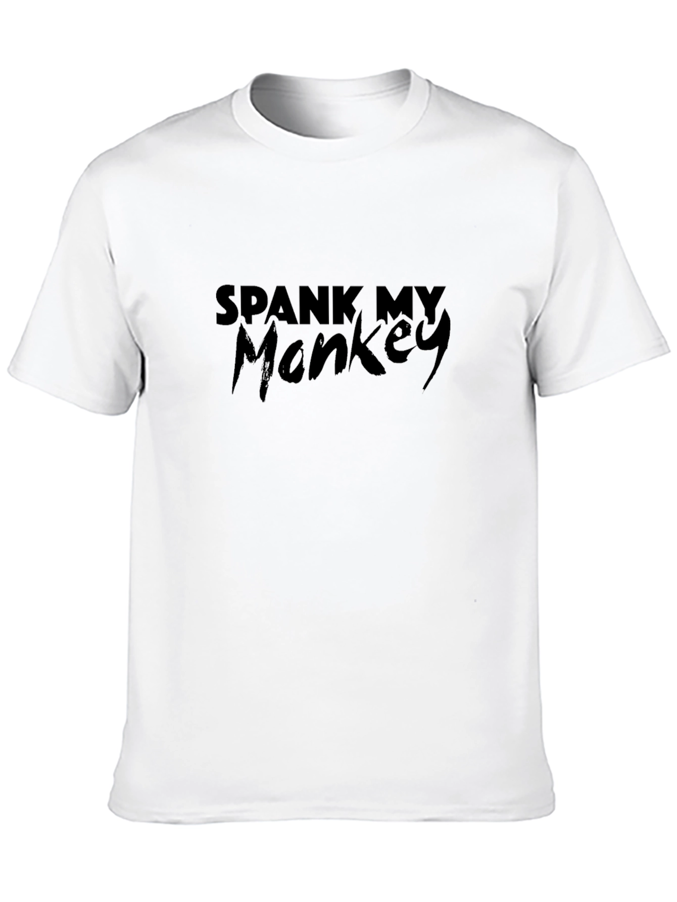Spank My Monkey Graphic T-Shirt - Adult Humor