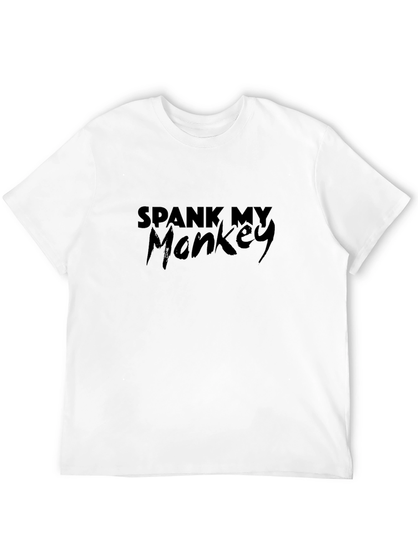 Spank My Monkey Graphic T-Shirt - Adult Humor