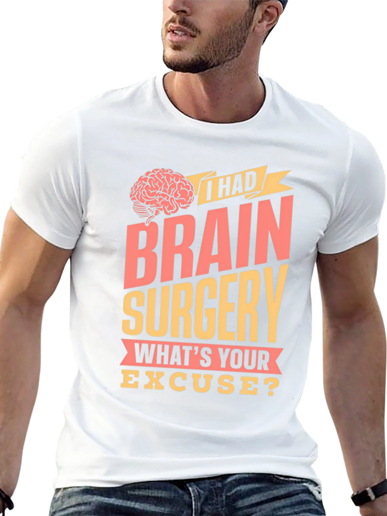 Brain Surgery Excuse Graphic Tee