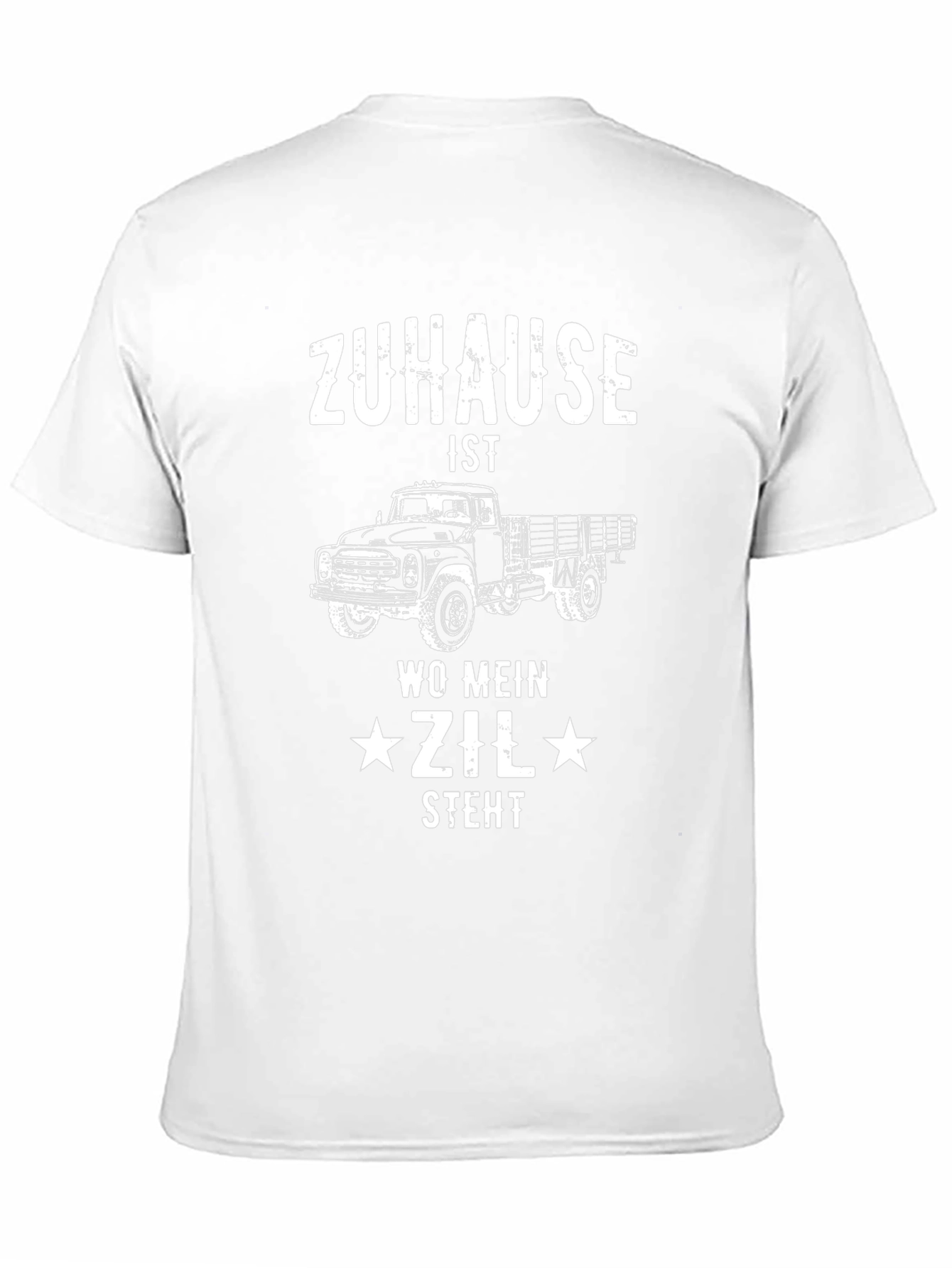 Zuhause ZIL Truck Graphic Tee - Mens Black T-Shirt