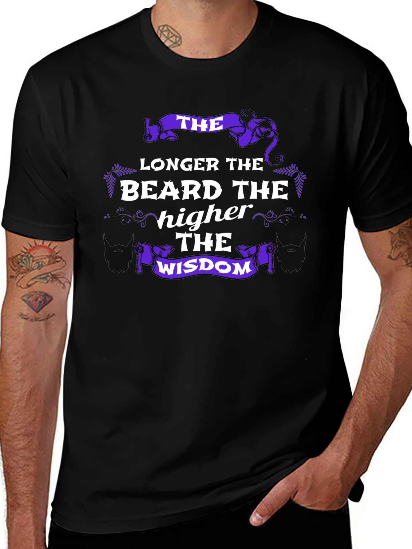 Beard Wisdom Graphic T-Shirt