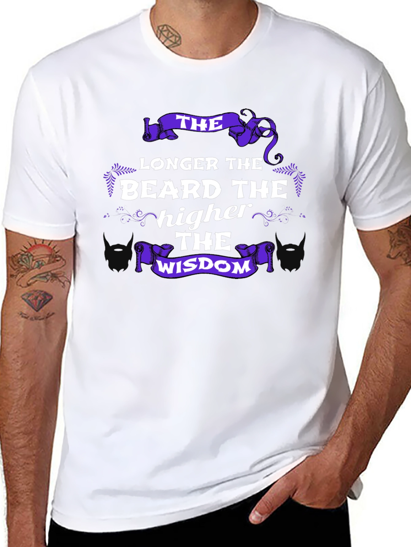 Beard Wisdom Graphic T-Shirt