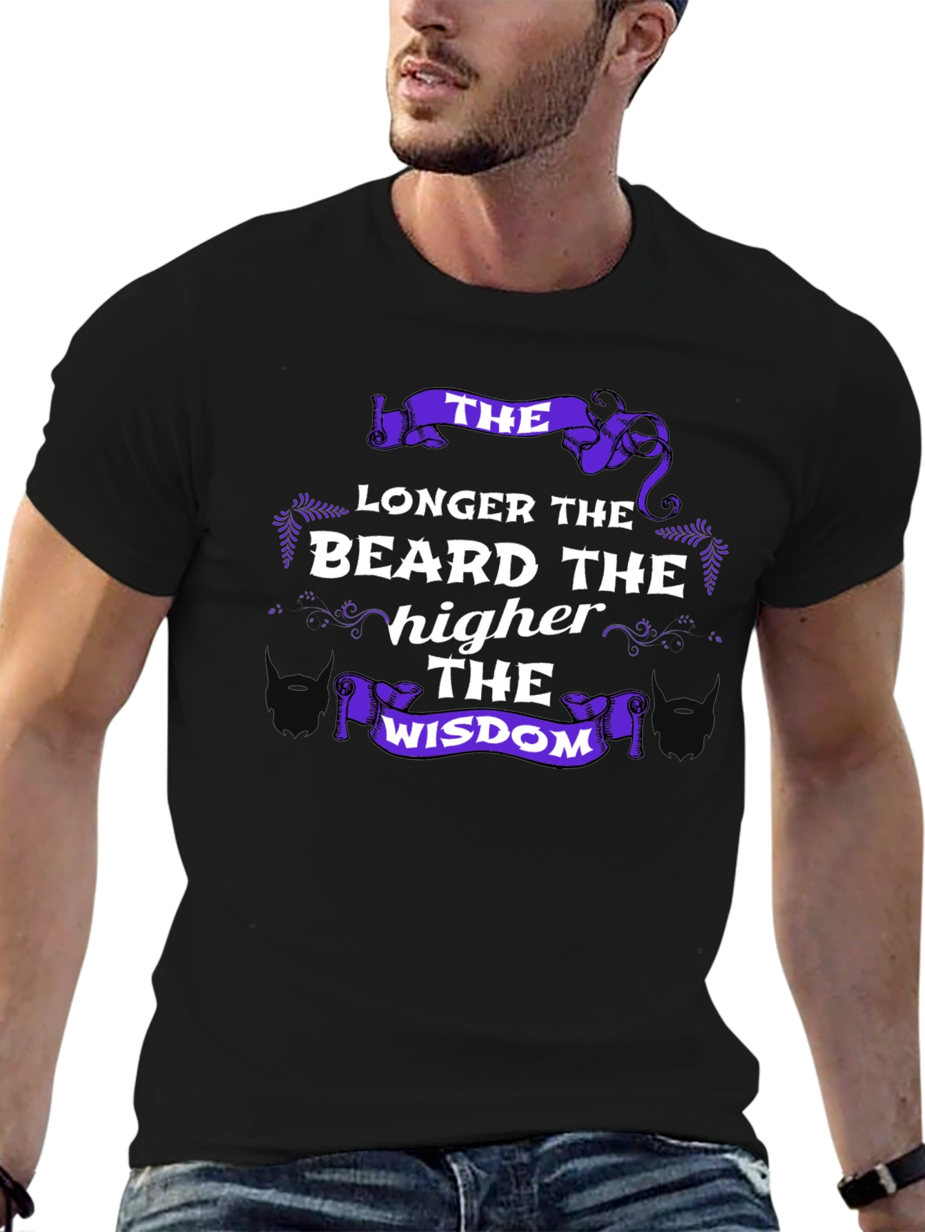 Beard Wisdom Graphic T-Shirt