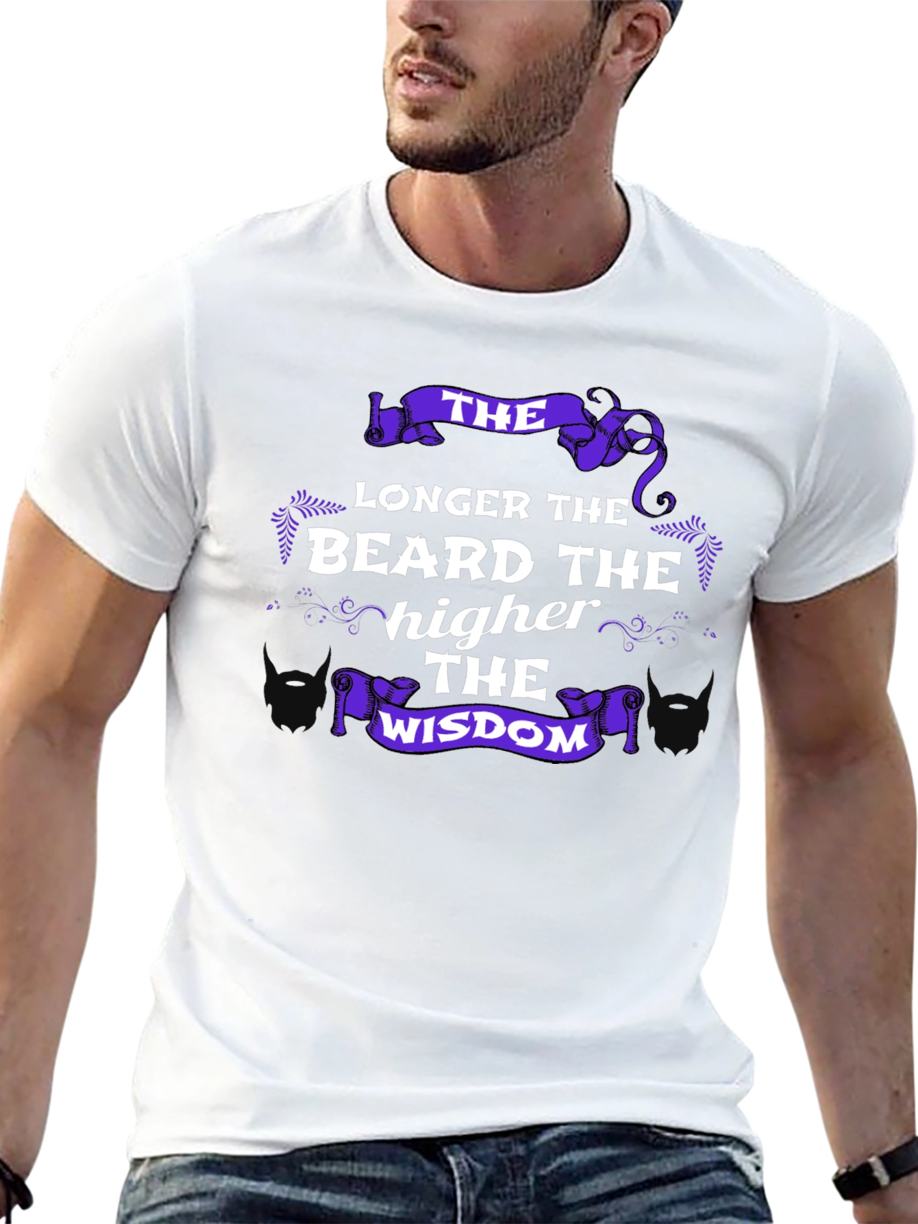 Beard Wisdom Graphic T-Shirt