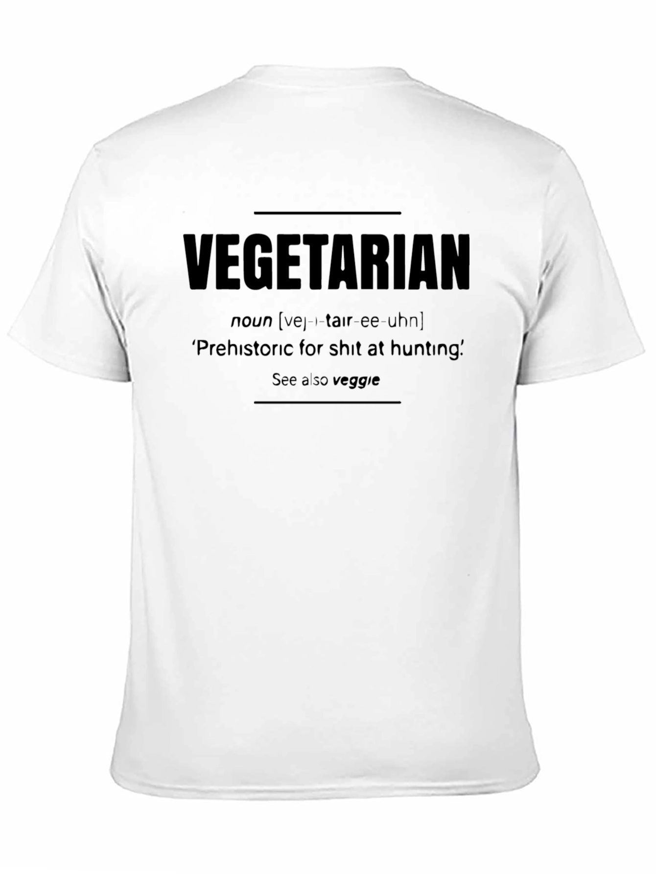 Vegetarian Definition Graphic T-Shirt
