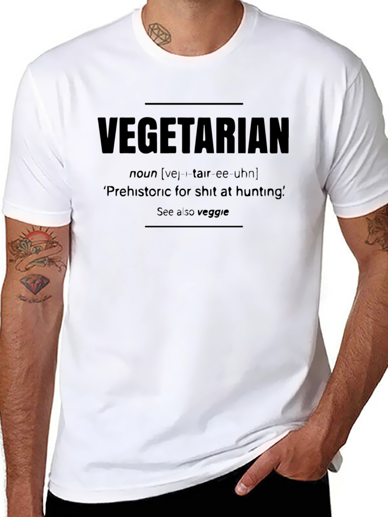 Vegetarian Definition Graphic T-Shirt