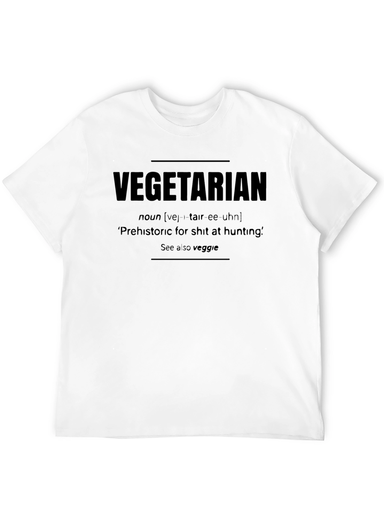 Vegetarian Definition Graphic T-Shirt