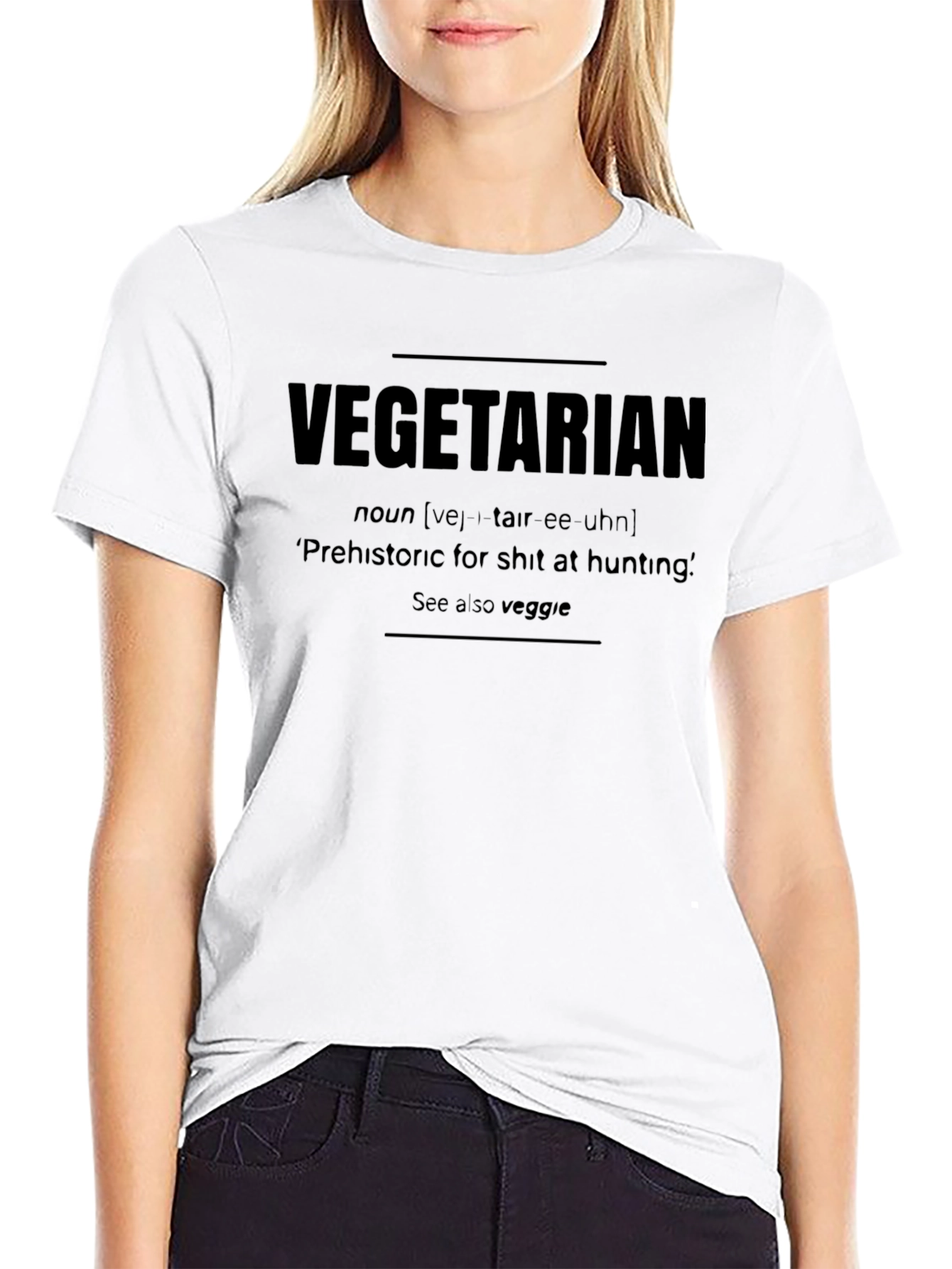 Vegetarian Definition Graphic T-Shirt