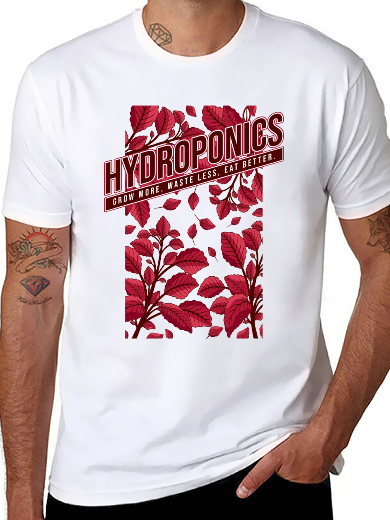 Hydroponics T-Shirt: Grow More Waste Less