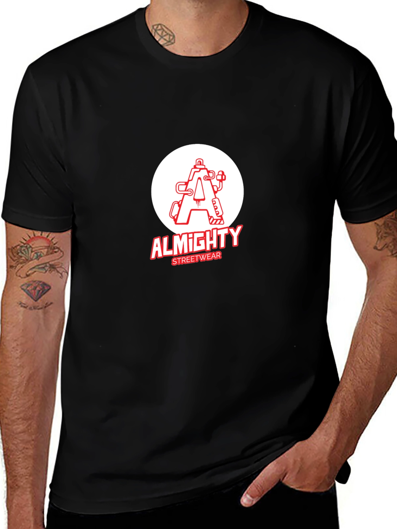 Almighty Streetwear Black Tee