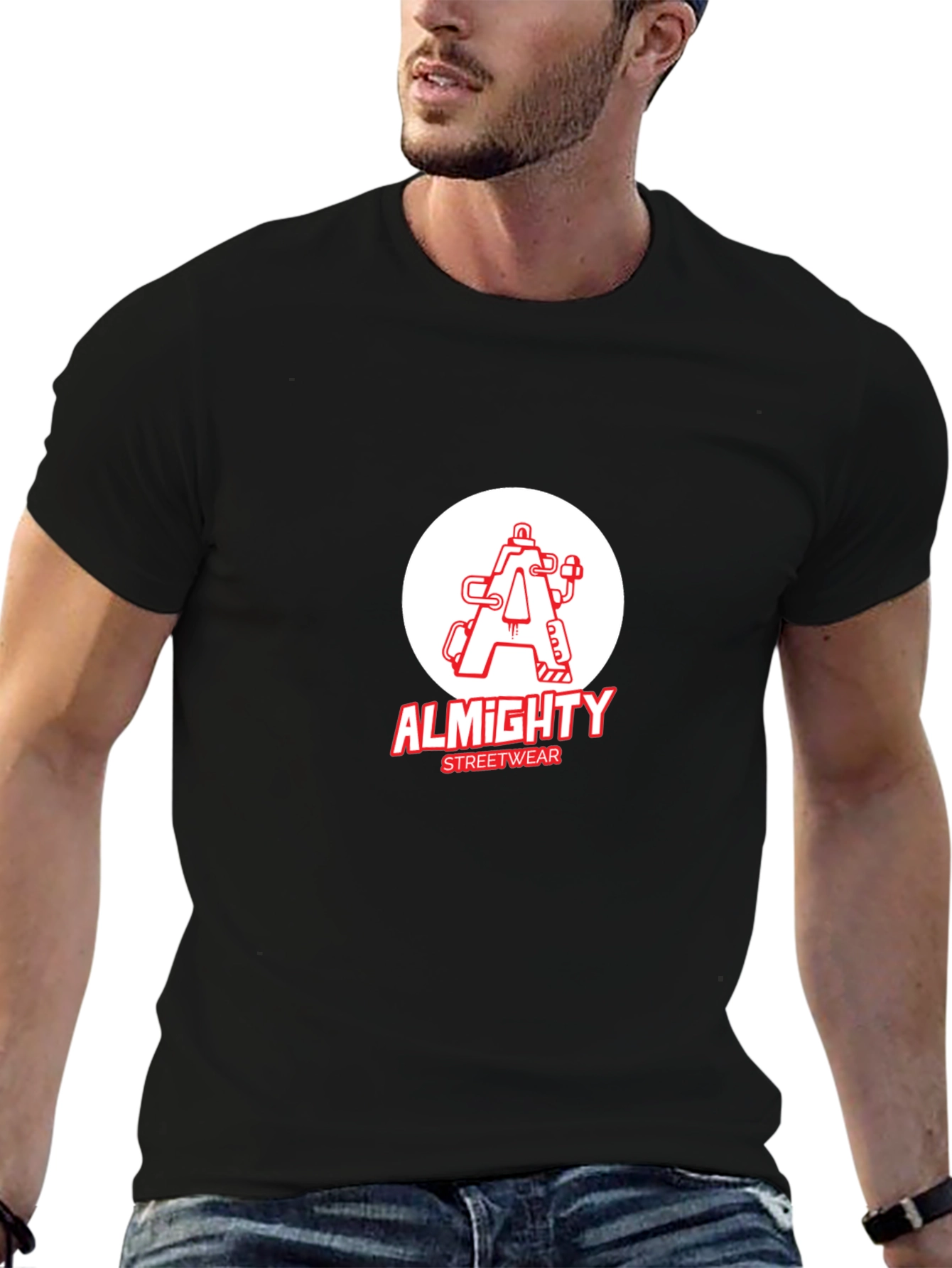 Almighty Streetwear Black Tee