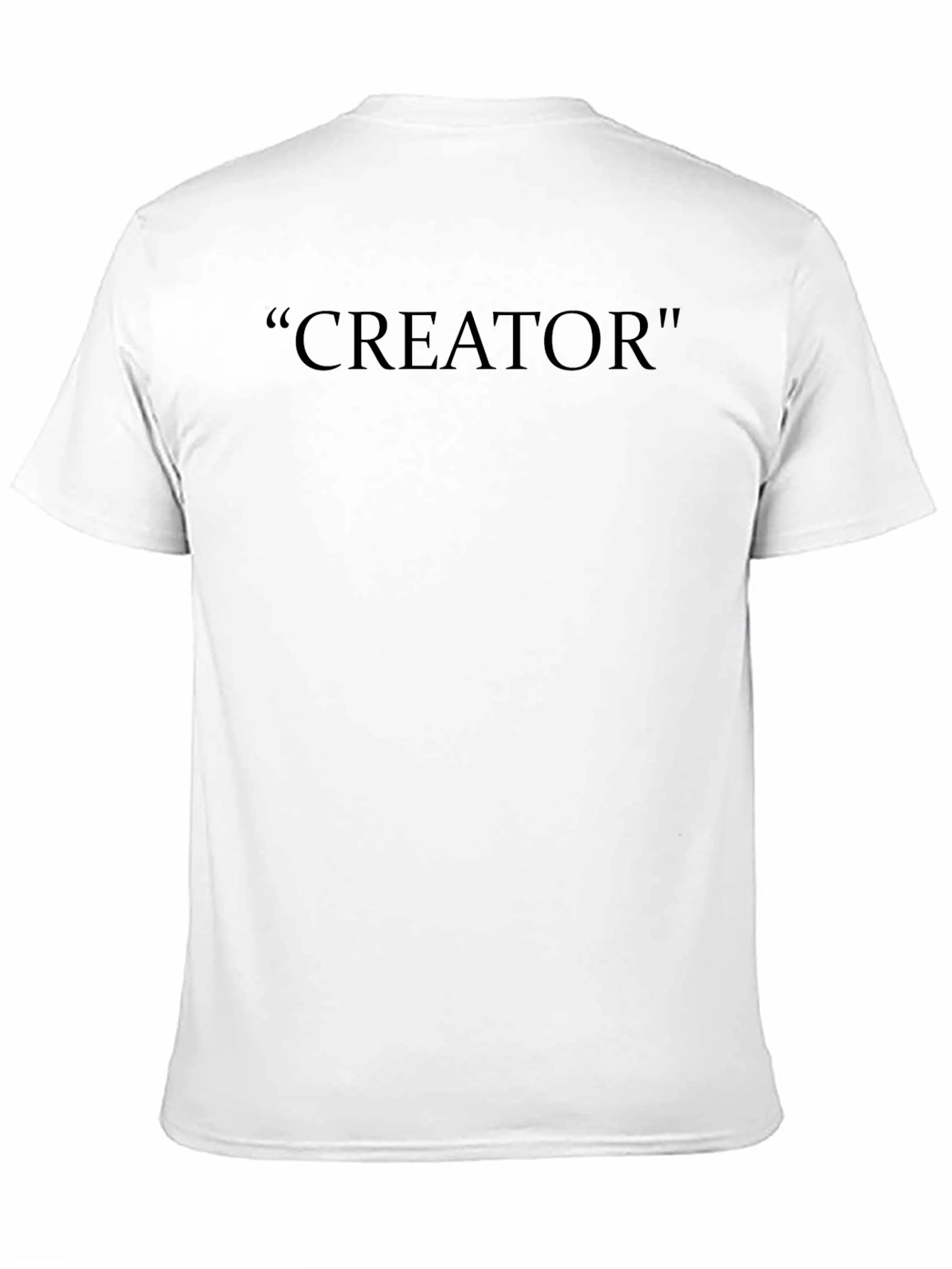 CREATOR Black T-Shirt - Stylish Statement Tee