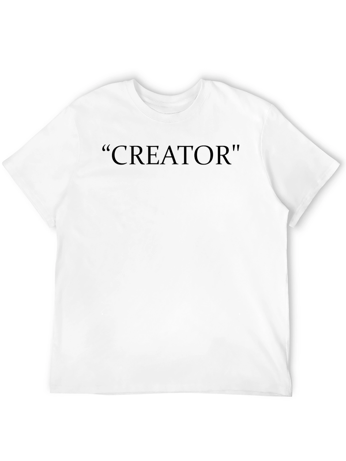 CREATOR Black T-Shirt - Stylish Statement Tee