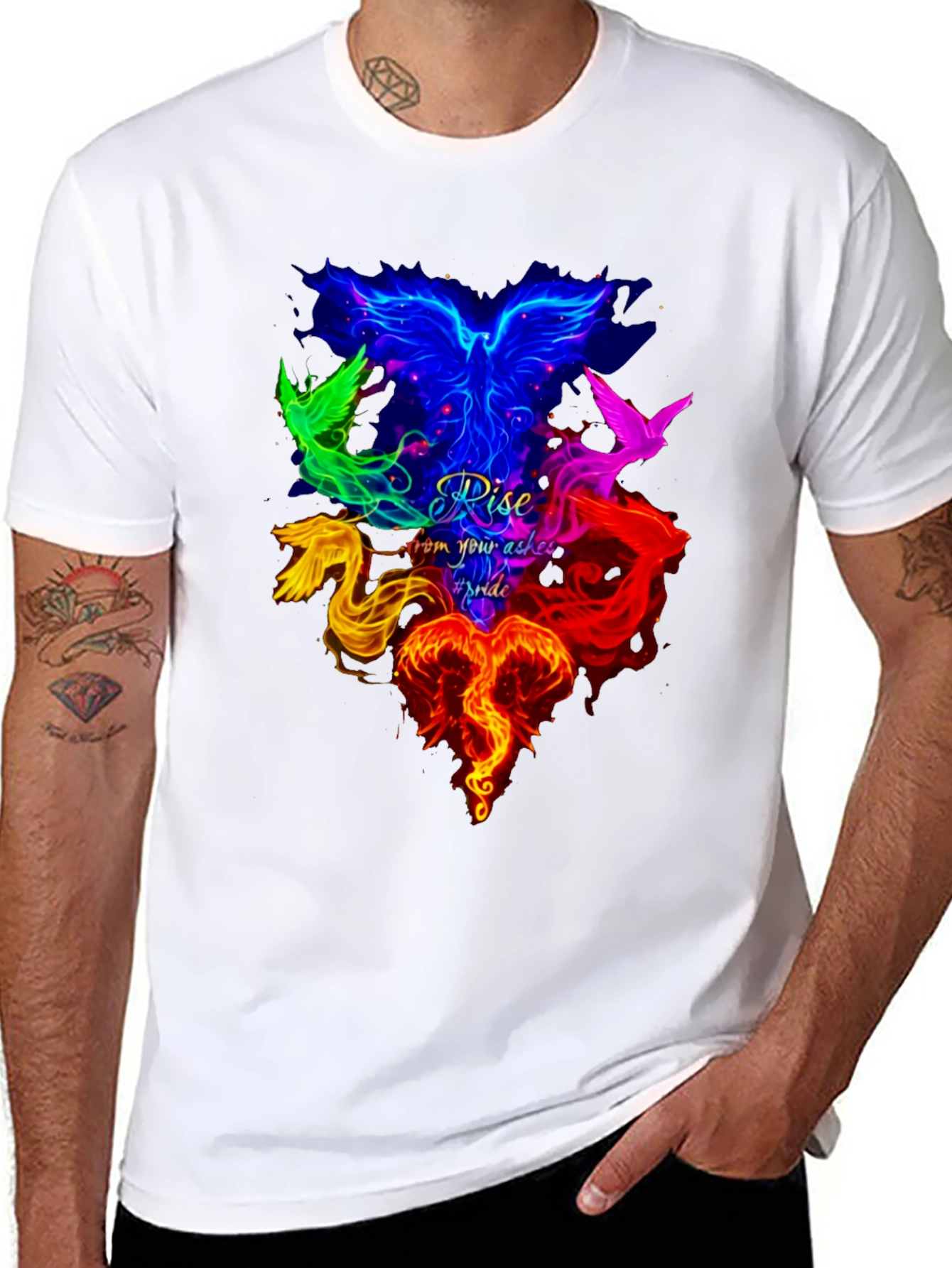 Rise From Ashes Phoenix Pride T-Shirt