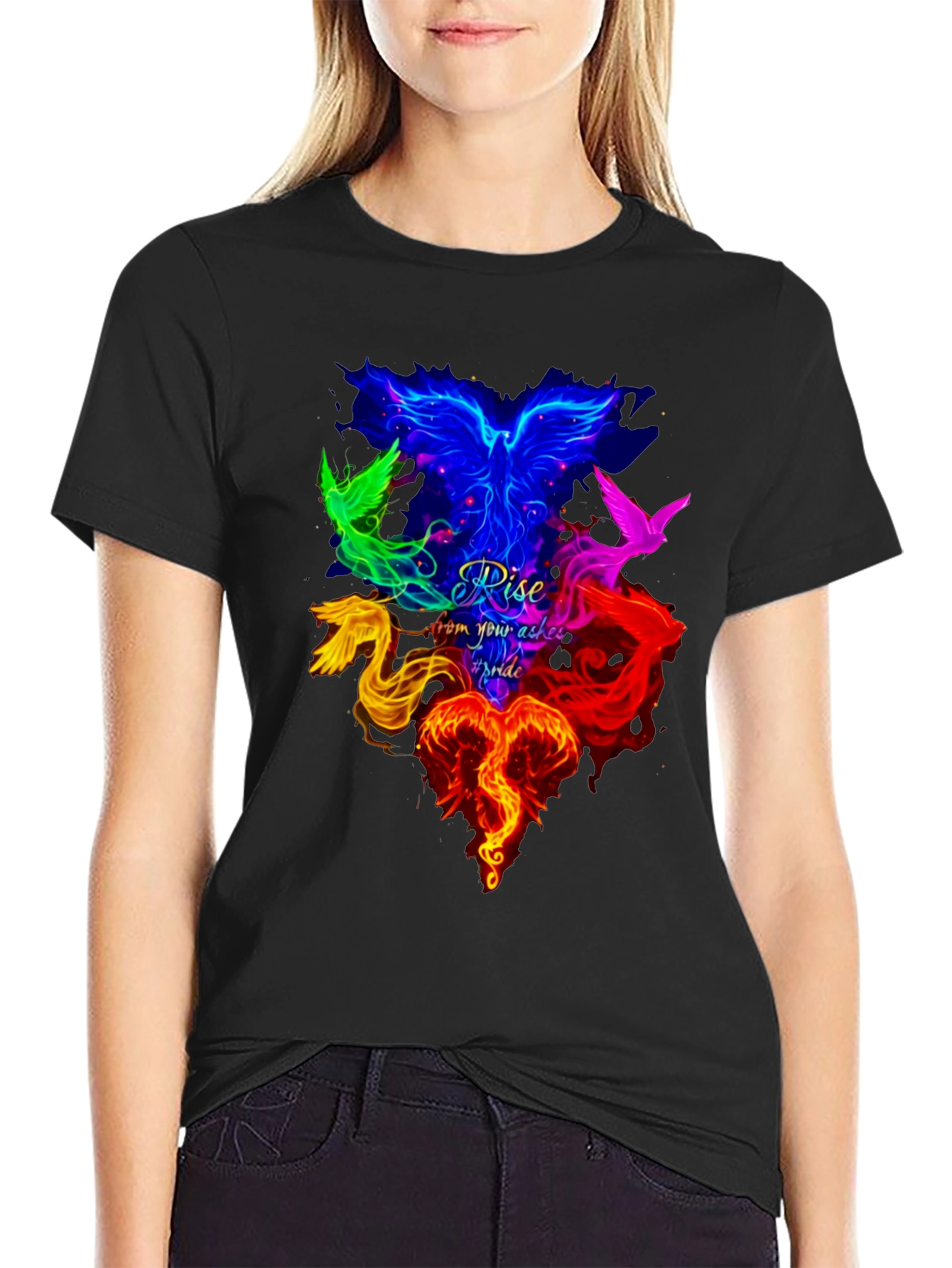 Rise From Ashes Phoenix Pride T-Shirt