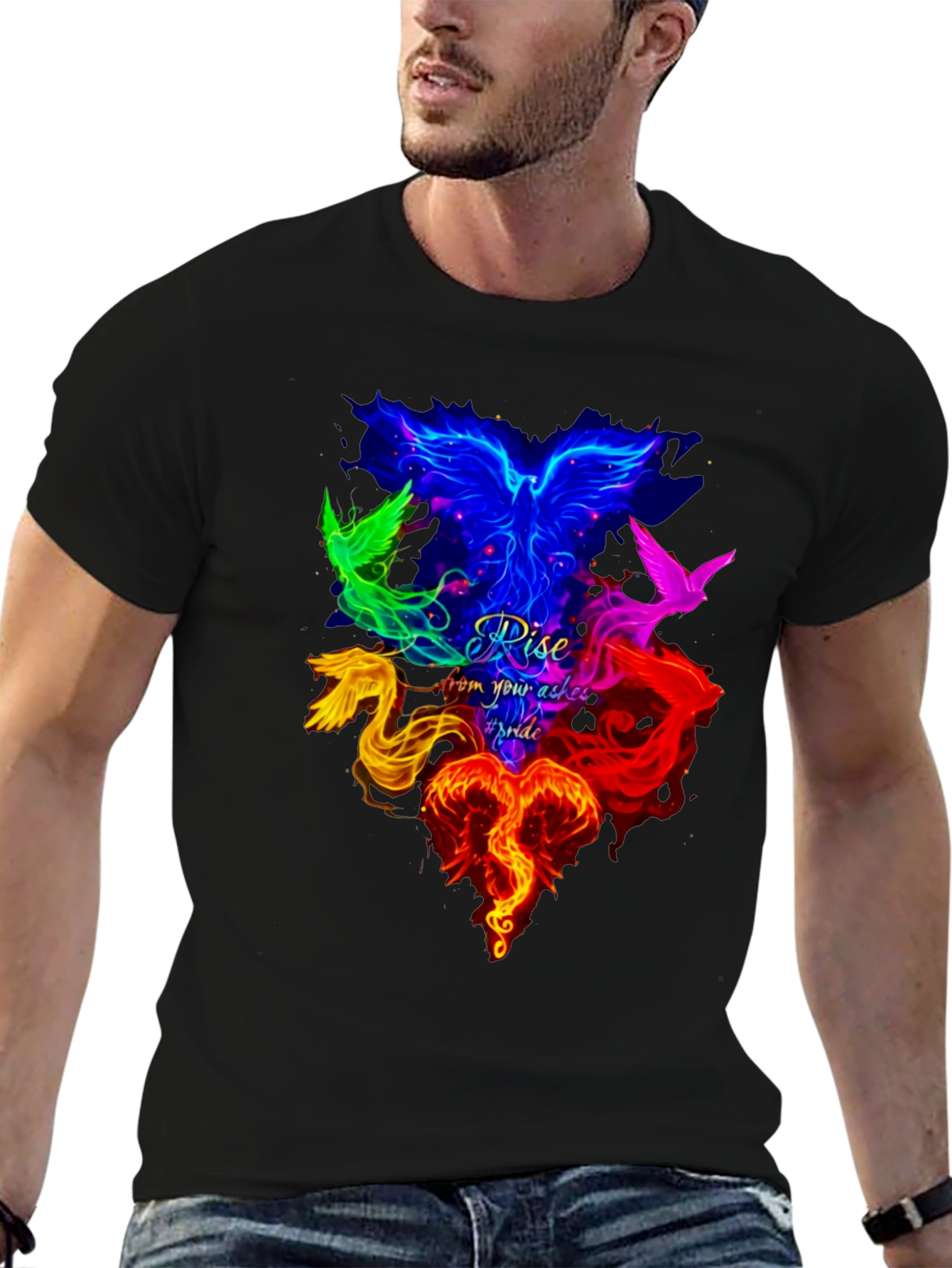 Rise From Ashes Phoenix Pride T-Shirt