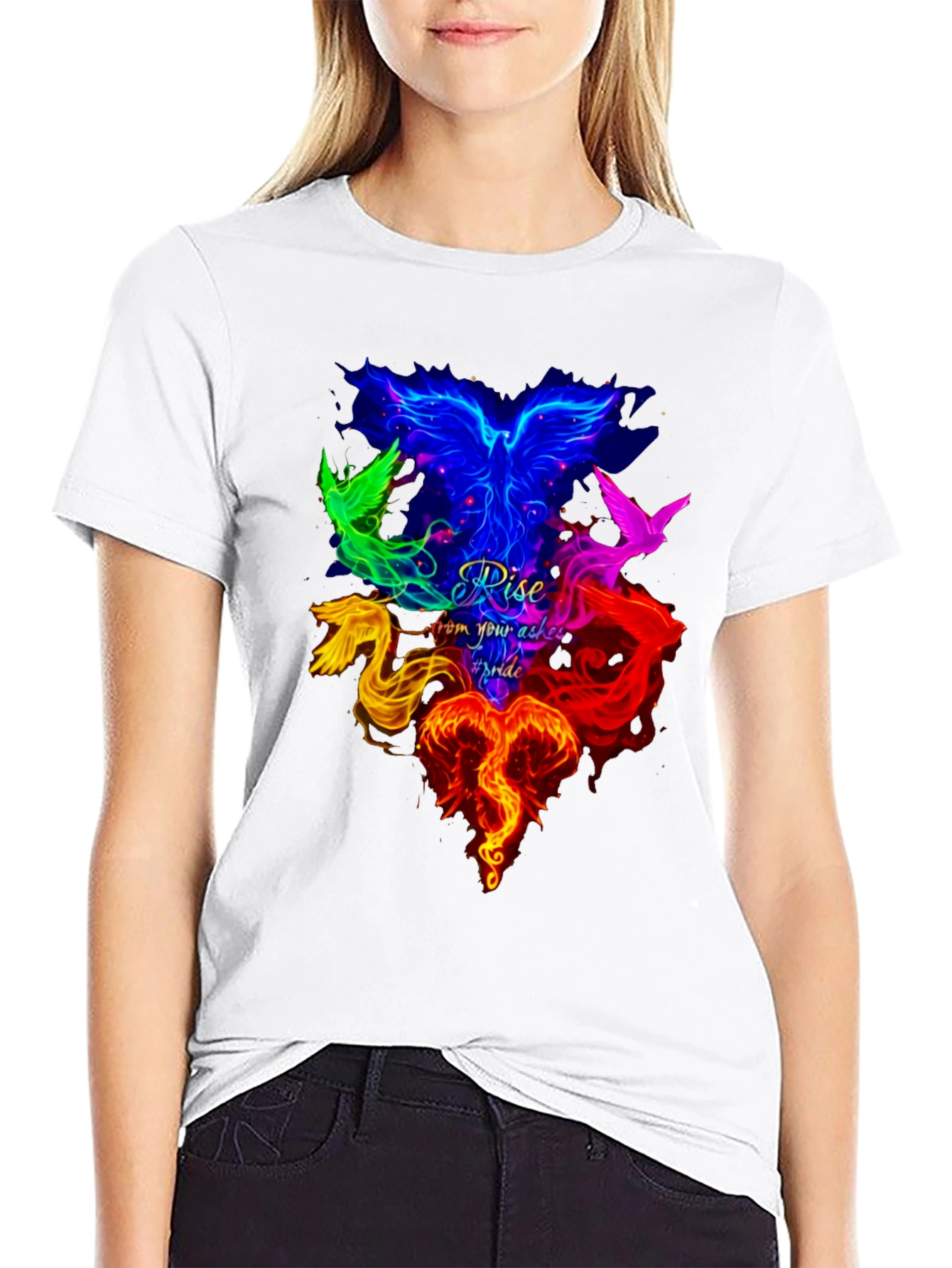 Rise From Ashes Phoenix Pride T-Shirt